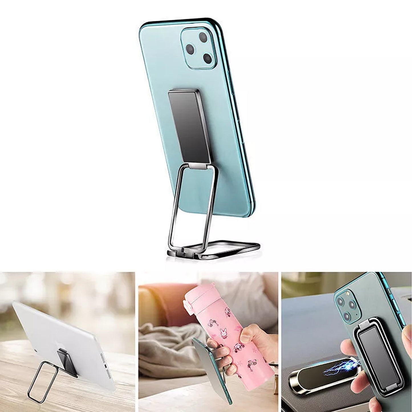 Magnetic Phone Ring Holder and Car Mount Universal for iPhone iPad and Android