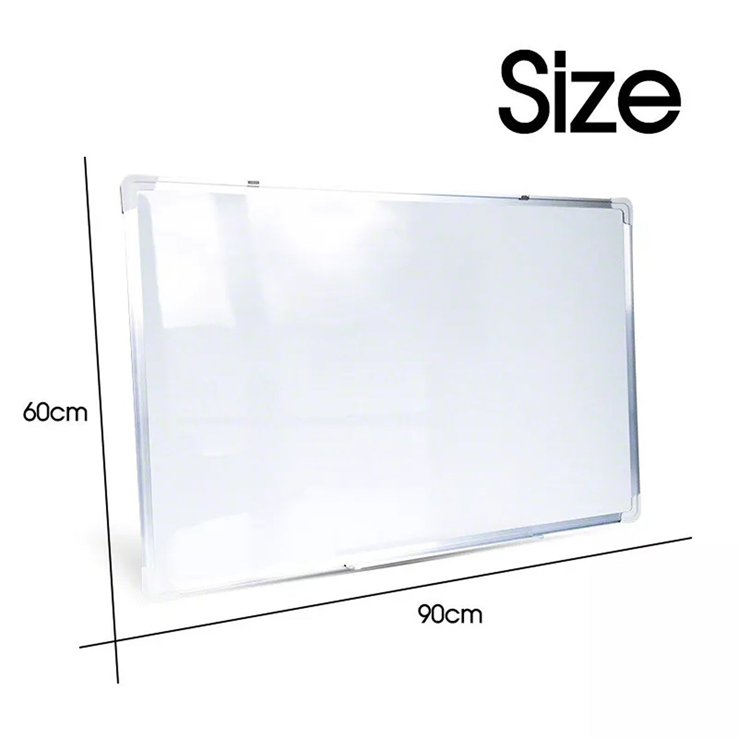 Portable Magnetic Whiteboard 90x60CM for Home and Office