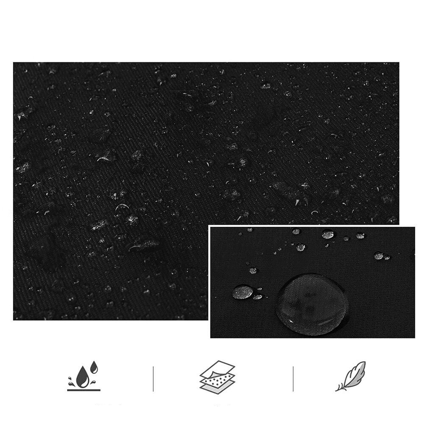 Kitchen Cooking Plain Apron Bib Washable - Black