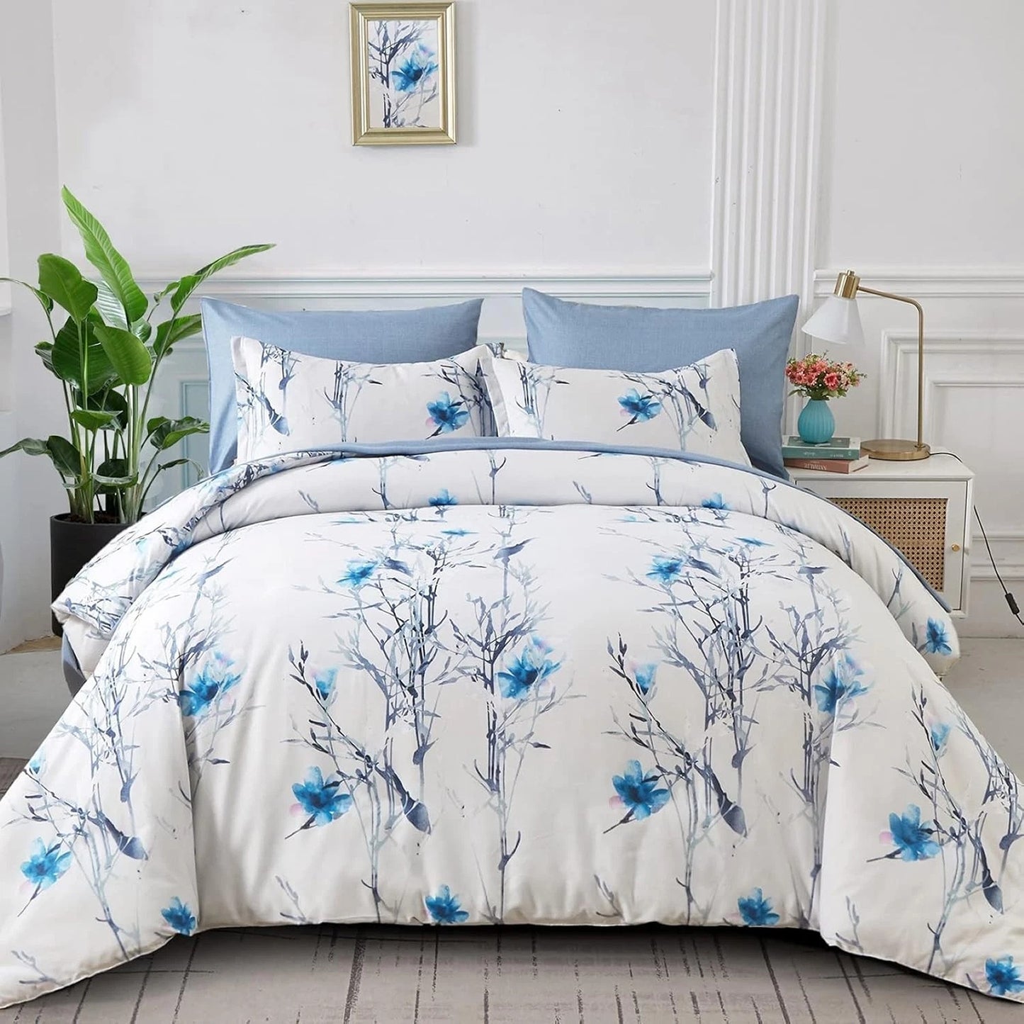 Mist Ultra Soft Bedding Set Duvet Doona Cover with Pillowcases
