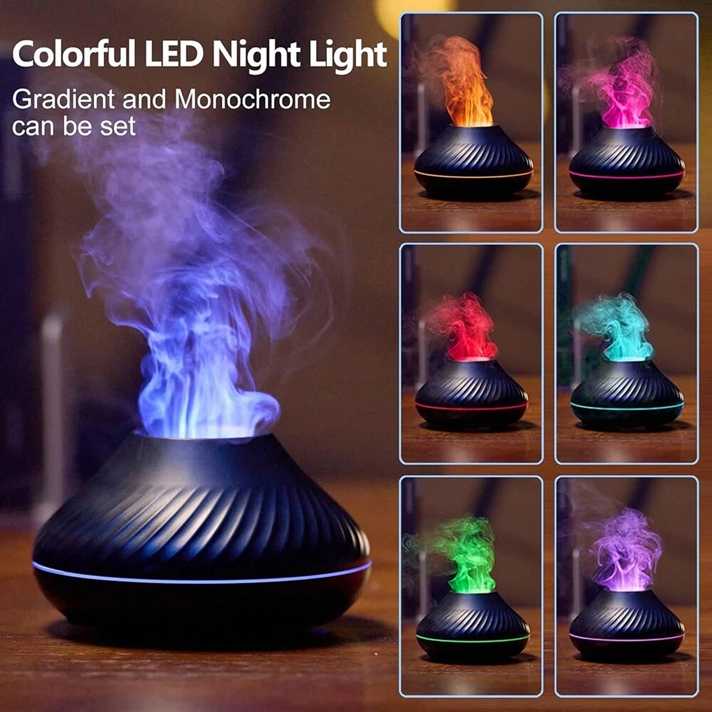 LED Aroma Diffuser and Humidifier for Bedroom Use