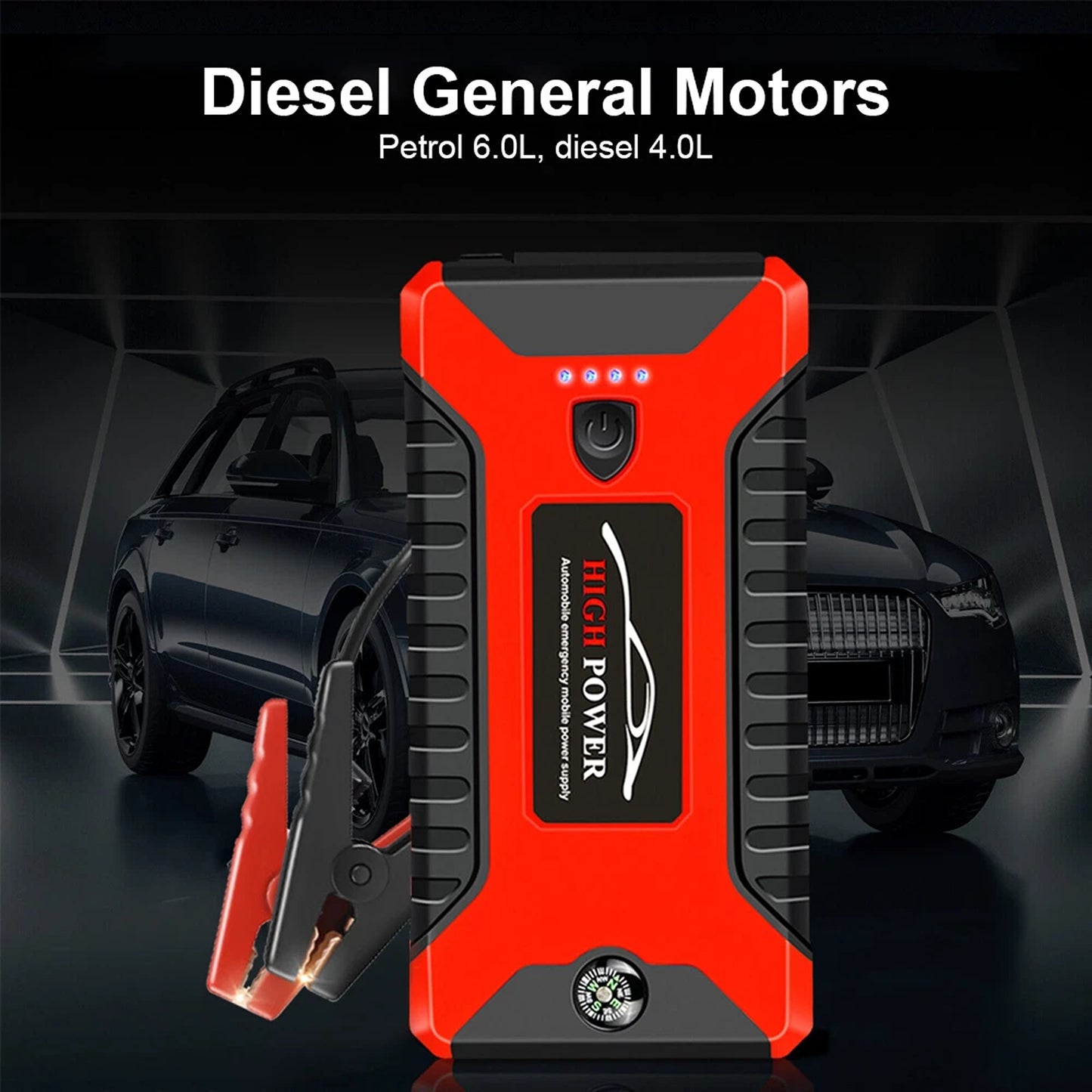 Portable Car Jump Starter 12V Battery Booster Power Bank