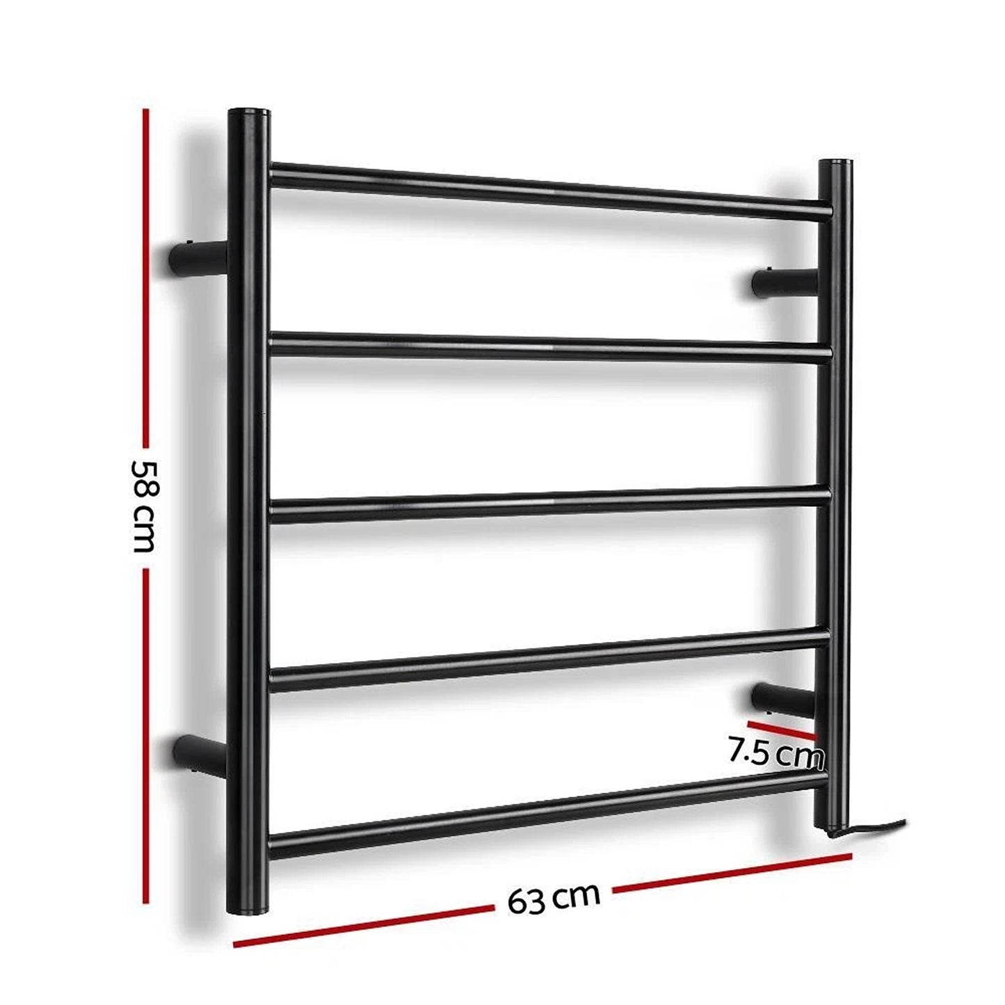 Electric Heated Towel Rail Warmer Ladder Style Rack