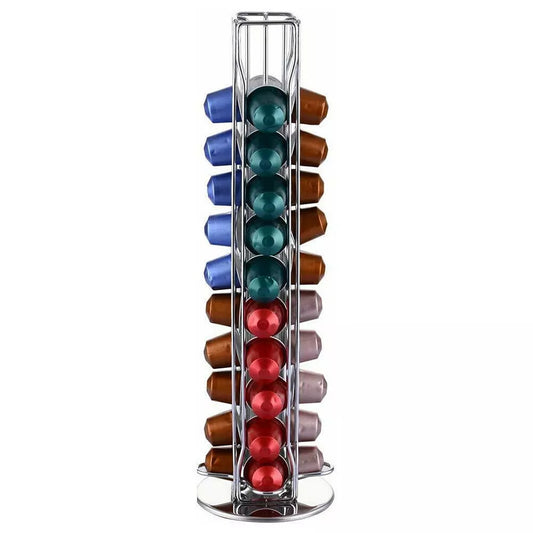 Nespresso Coffee Capsule Holder Stand 40 Pod Dispenser Rack Storage