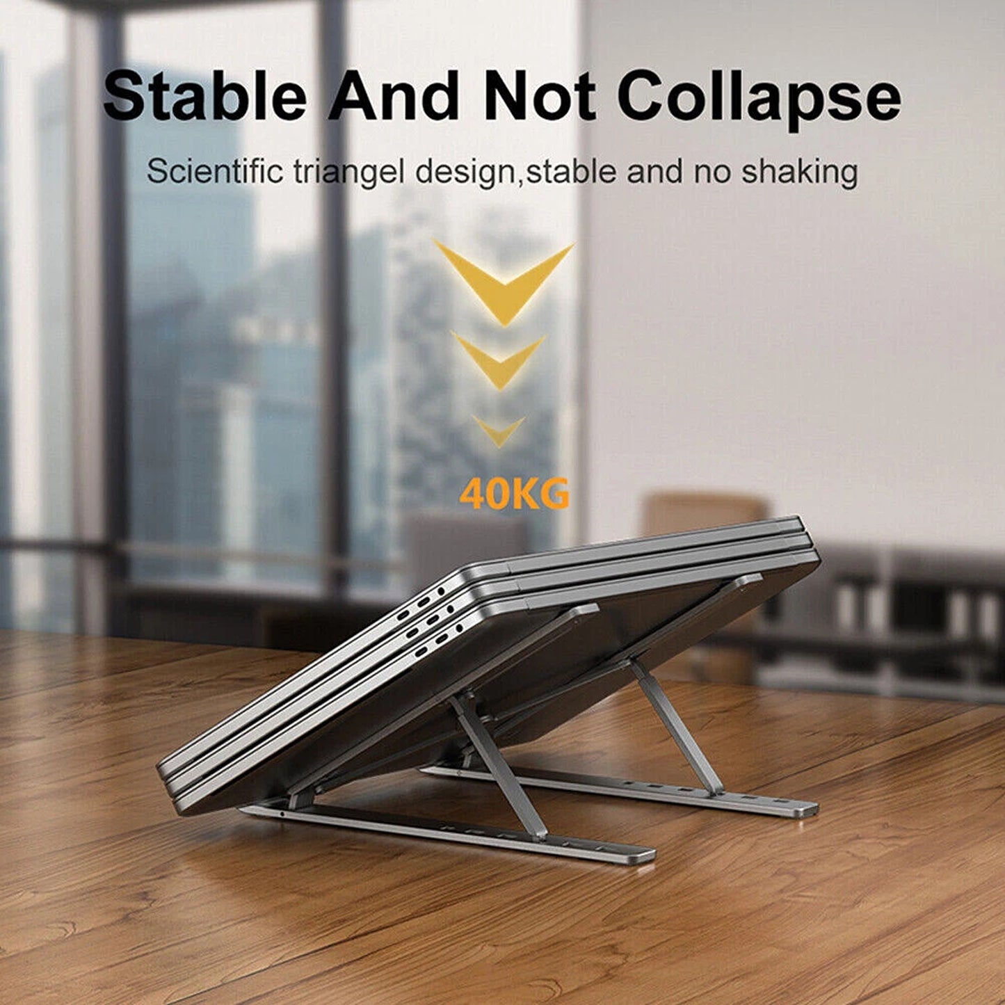 Adjustable Laptop Stand Aluminium Cooling Notebook Holder