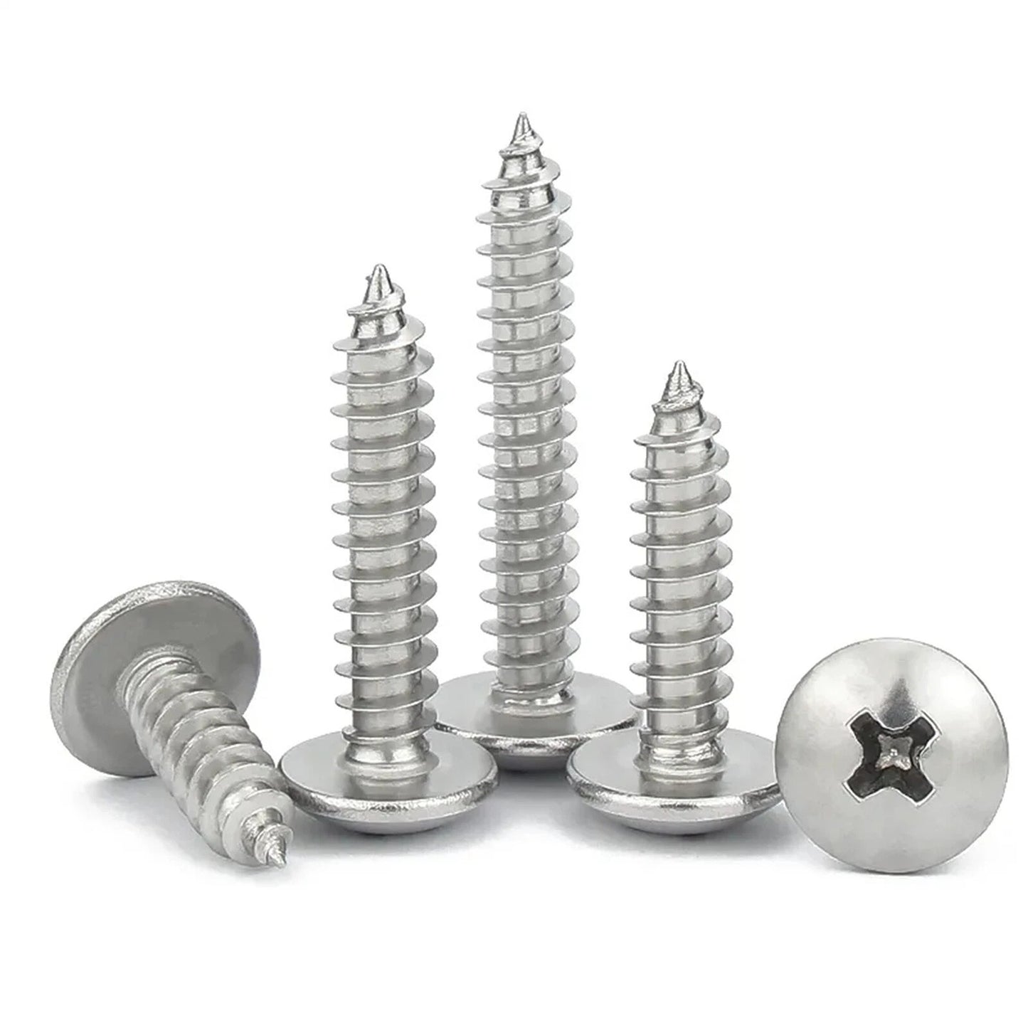 500Pcs Stainless Steel Self Tapping Screws Assorted Kit M2 M3 M4