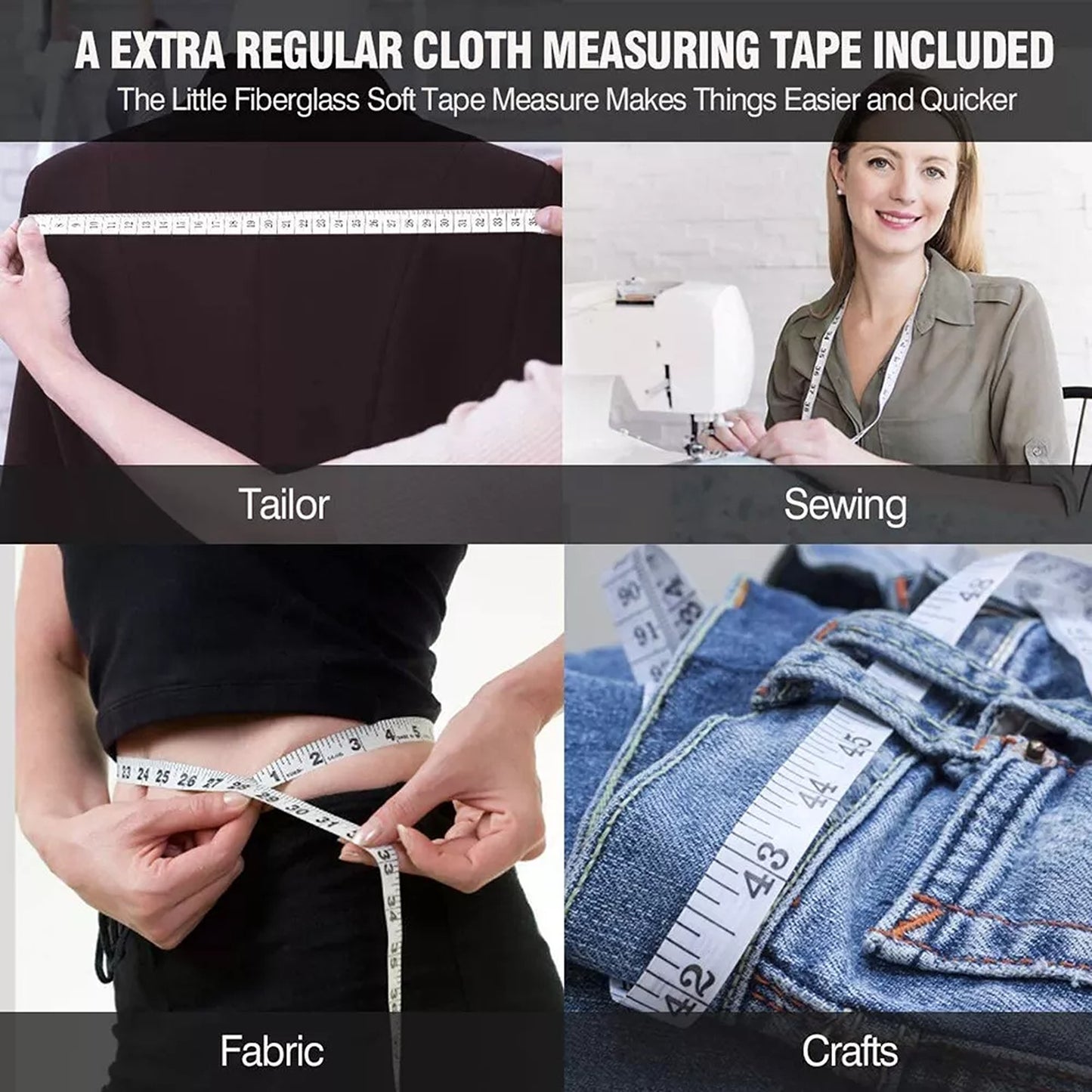 Automatic Body Measuring Tape and Fat Caliper 150cm