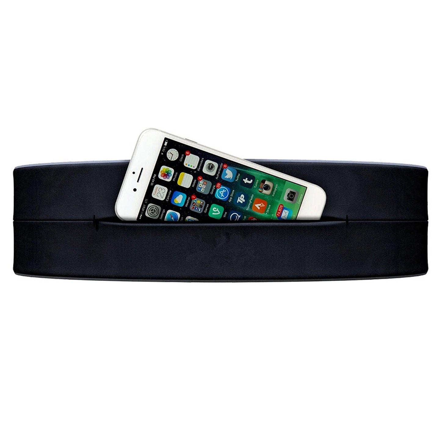Expandable Running Waist Belt for Travel Fitness and Hiking