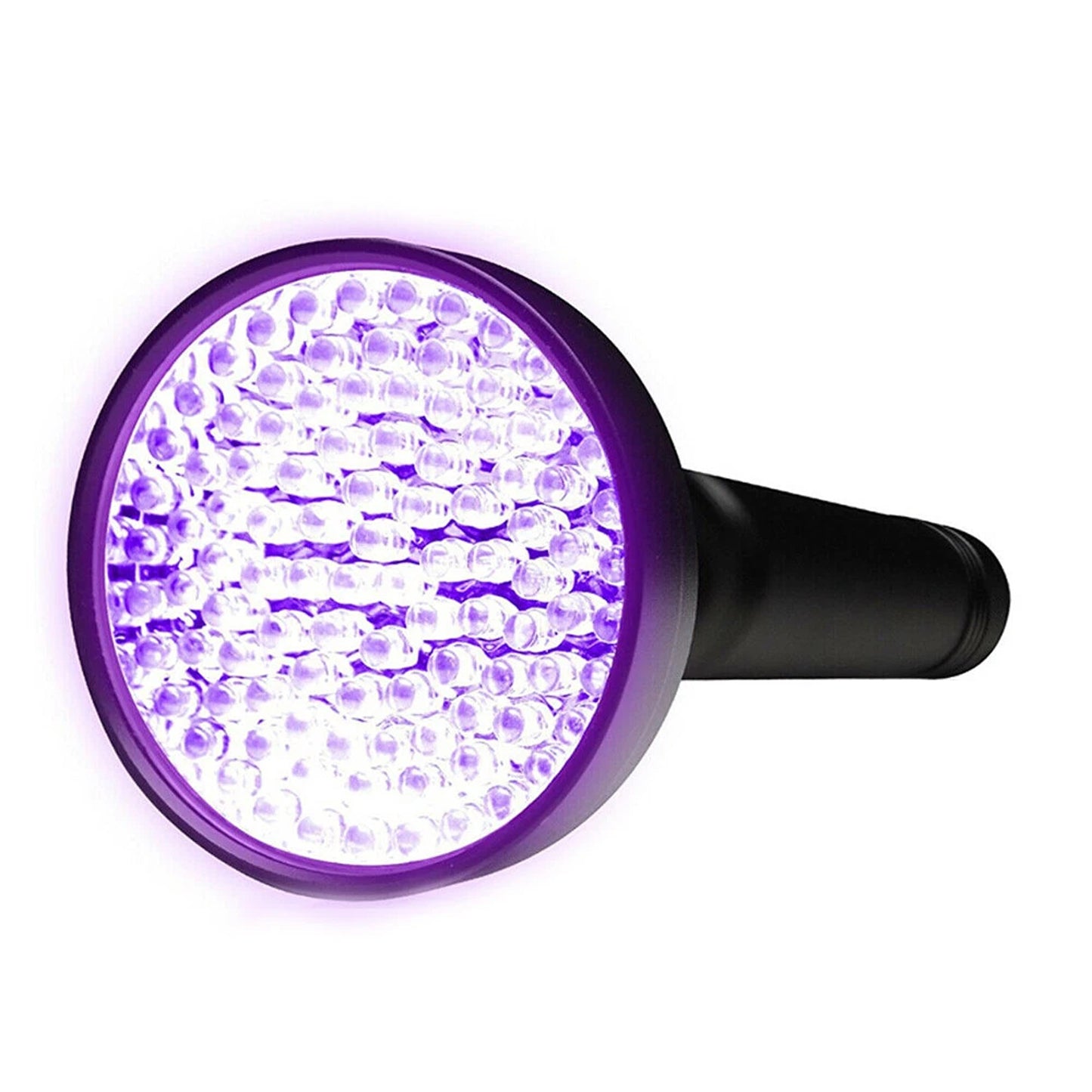 Aluminum UV Flashlight with 100 LED Blacklight