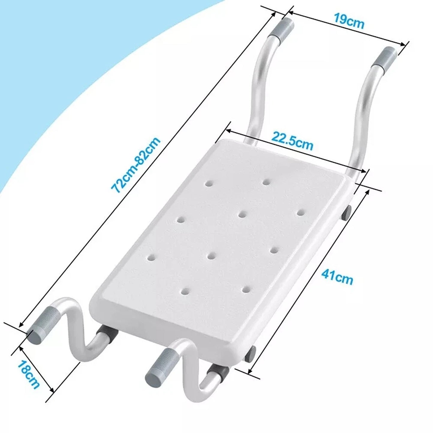 Adjustable Shower Bath Chair for Elderly and Disabled