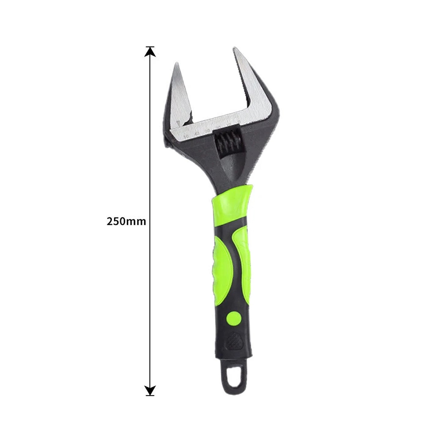 Adjustable Shifting Wrench Spanner with Wide Jaws 6 8 10 12 Inch