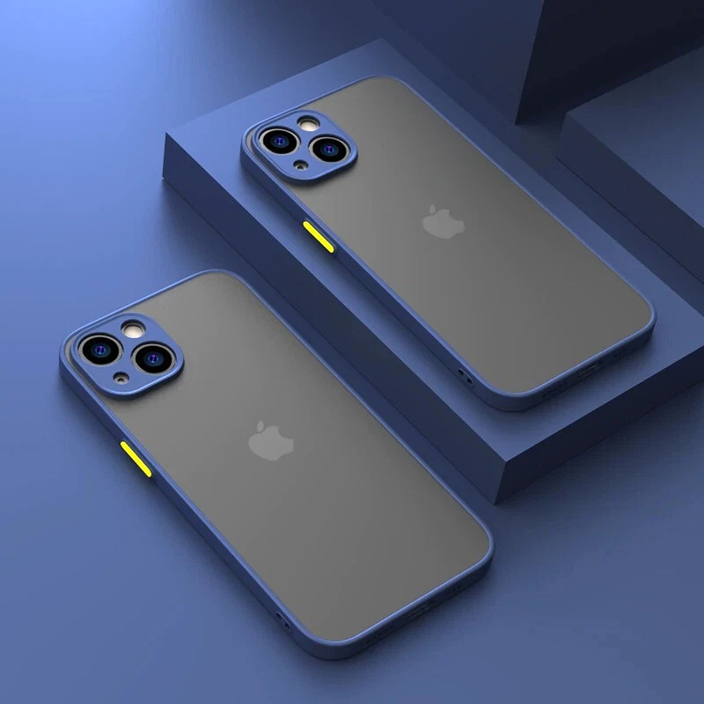Blue Shockproof Protective Case for iPhone 15 14 13 12 11