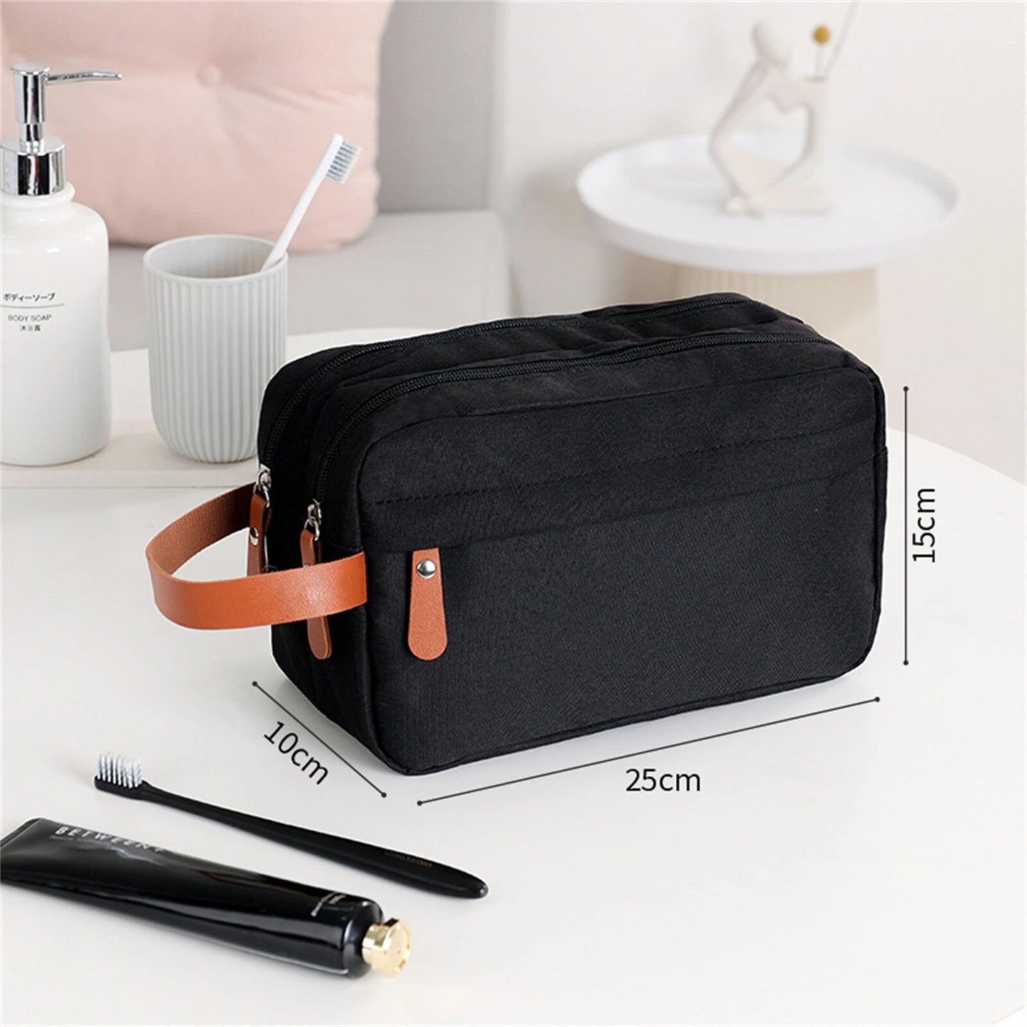 Travel Toiletry Bag Waterproof Wash Bag Cosmetic and Bathroom Organizer