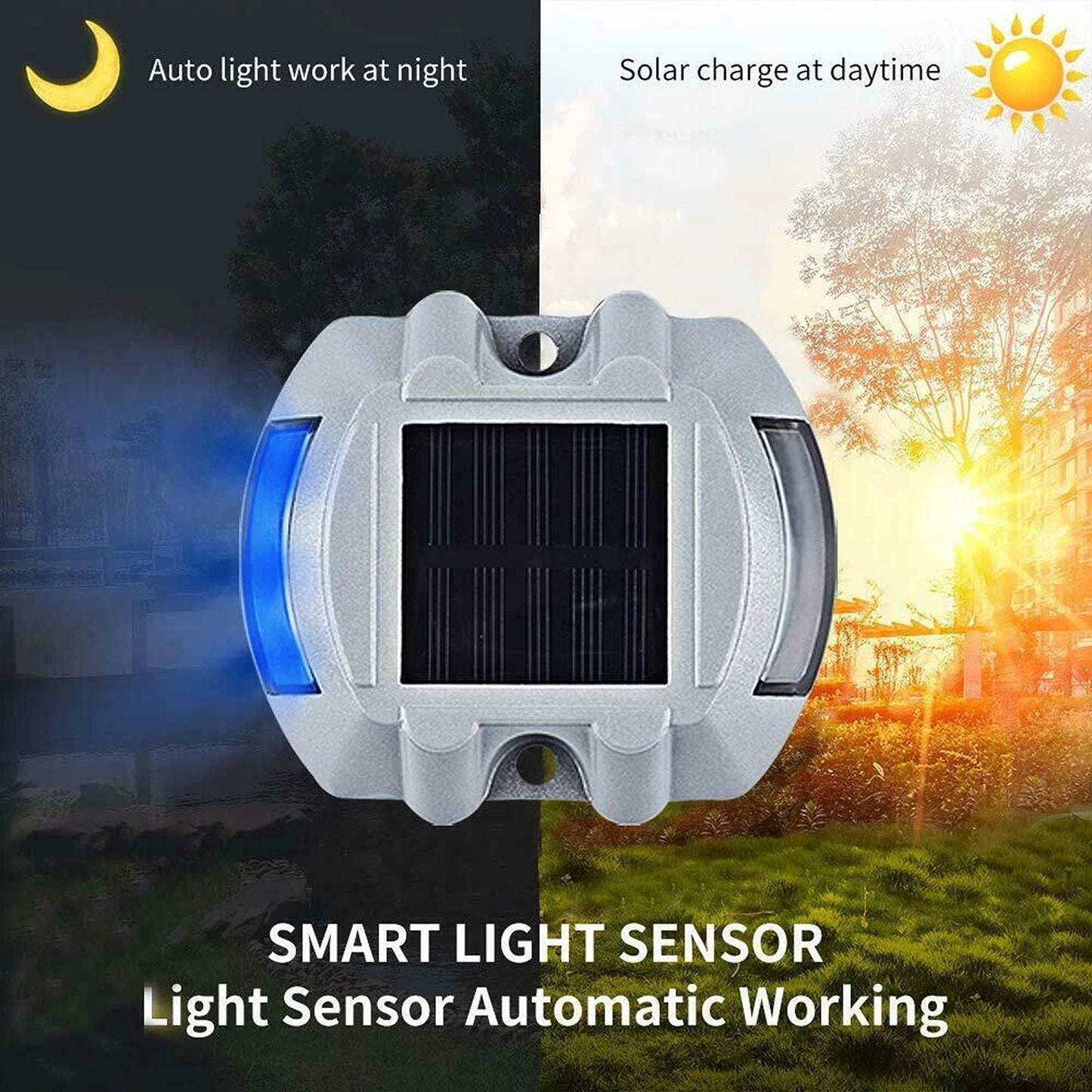Solar Driveway Lights LED Deck Pathway Safety Light