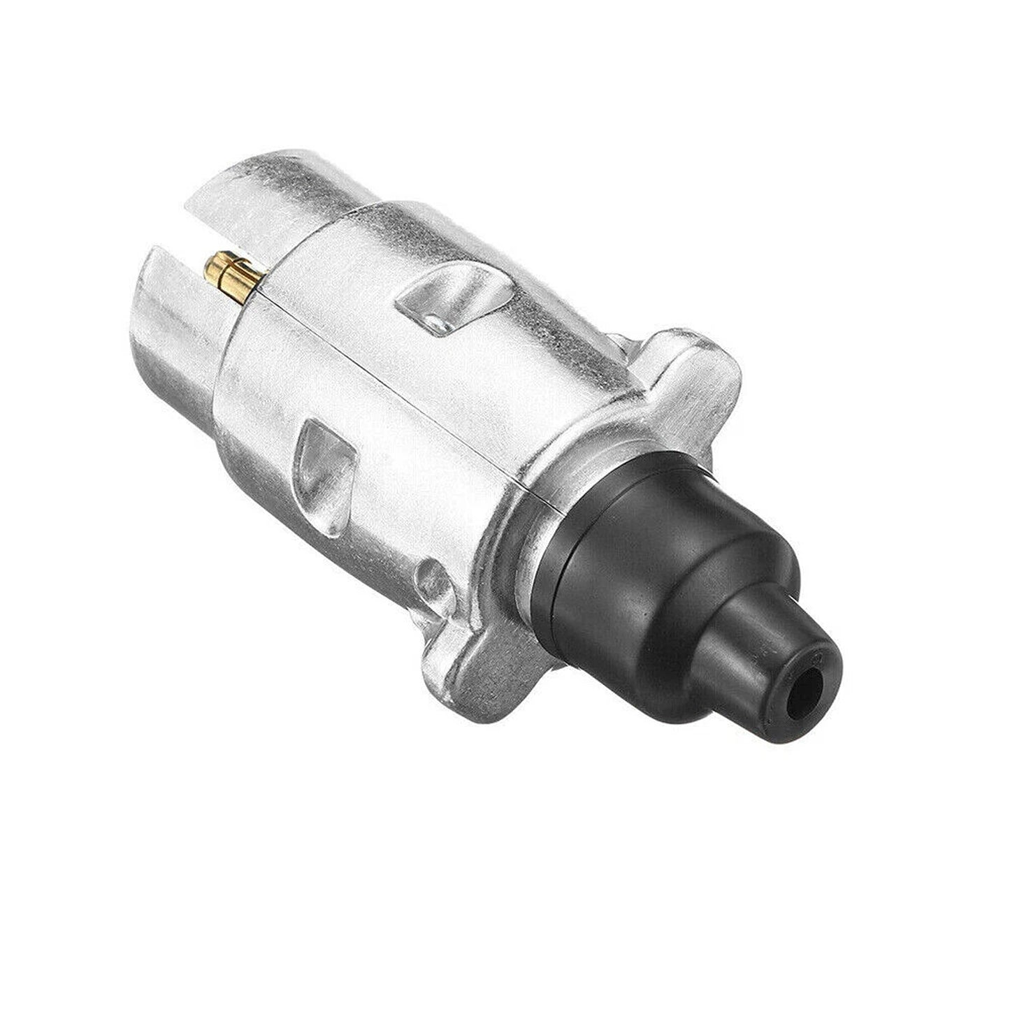 Aluminium 7 Pin Trailer Plug Male Connector Set of 2