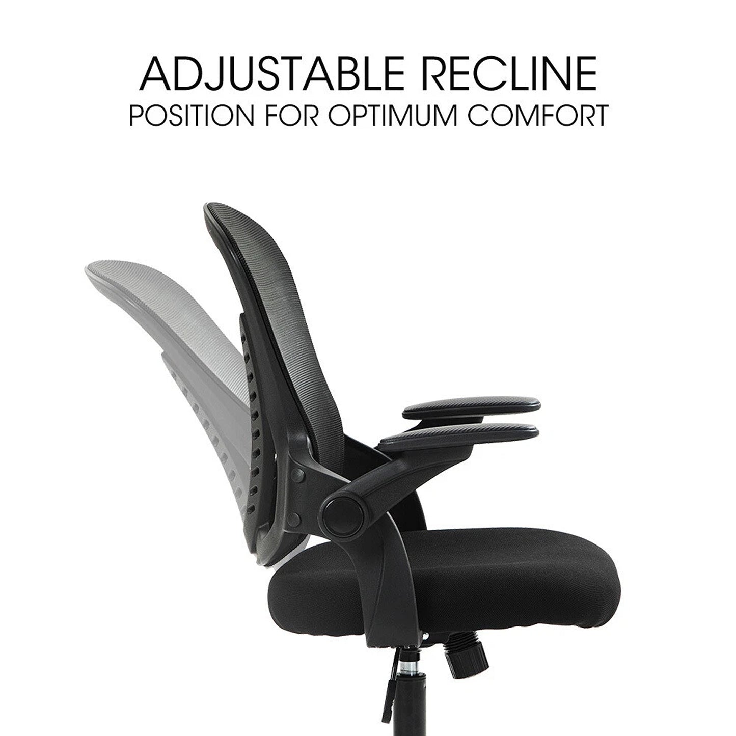 Ergonomic Office Desk Chair Mesh Comfortable Computer Study Chair Black