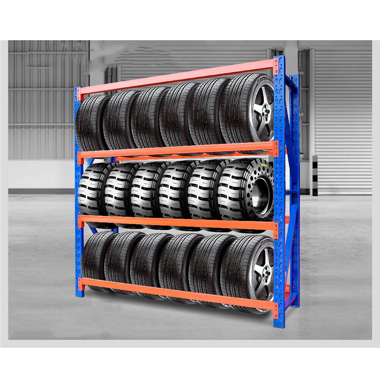 2M Warehouse Garage Metal Steel Storage Shelving Racking Shelves Shelf Racks