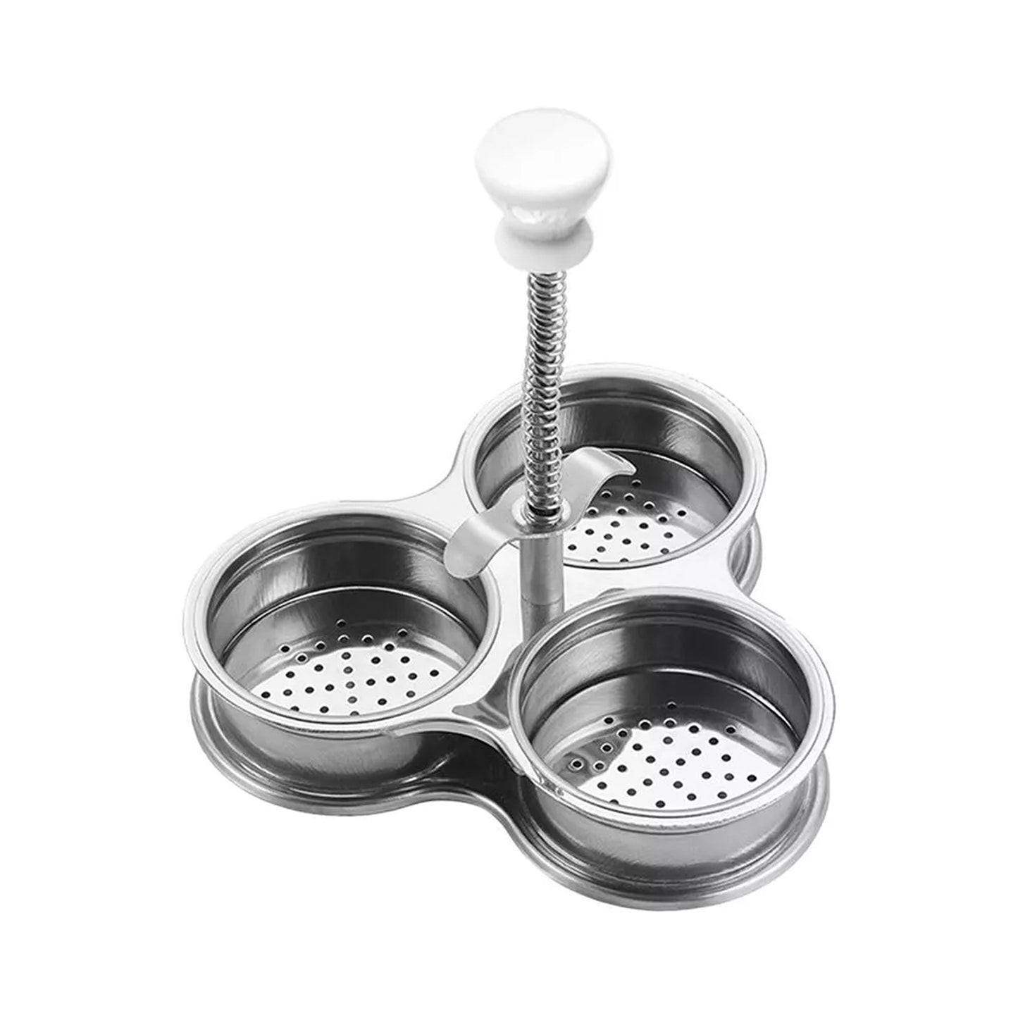 Stainless Steel Egg Poacher Pan Poached Egg Maker