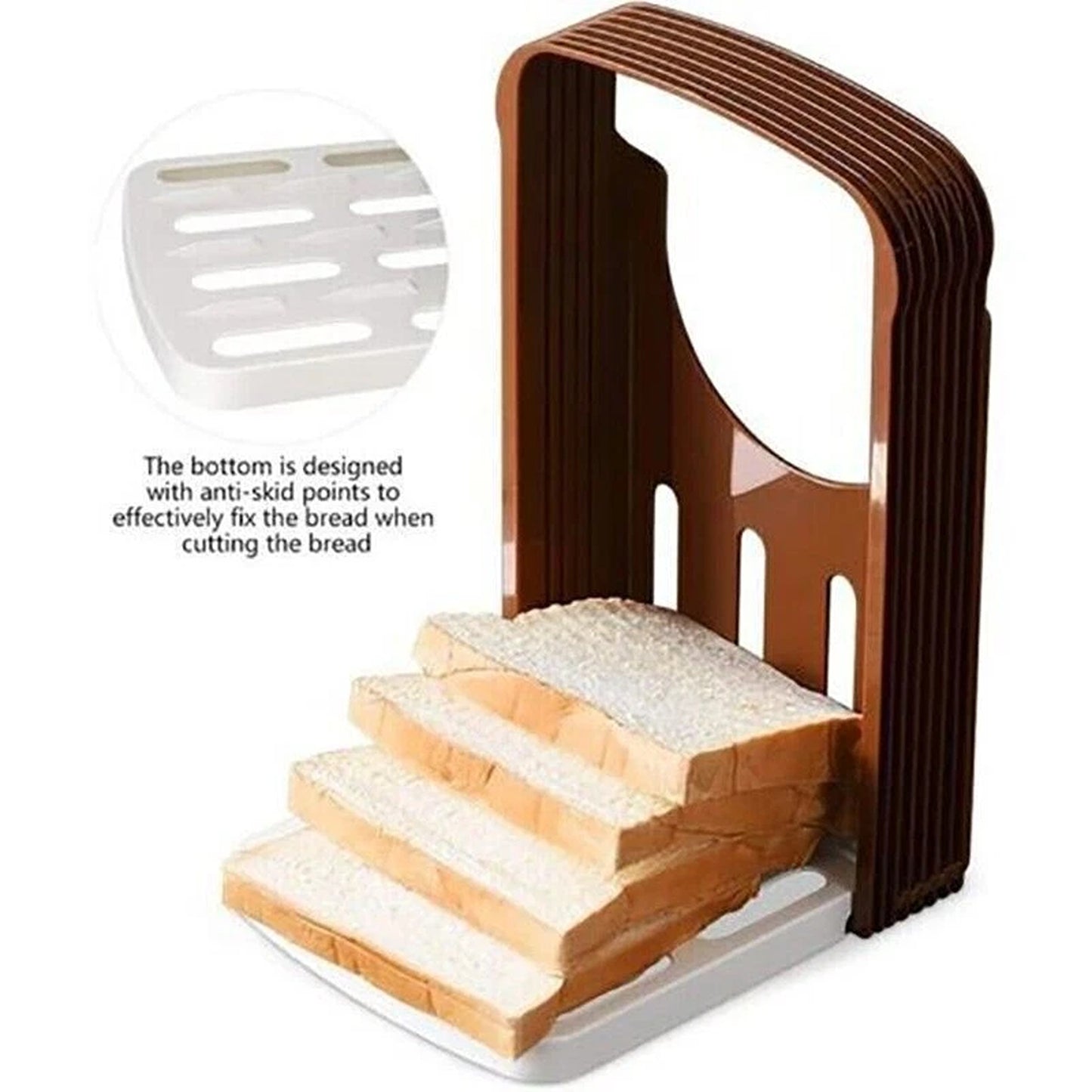 Bread Cutter Slicing Guide Loaf and Toast Cutting Kitchen Tool