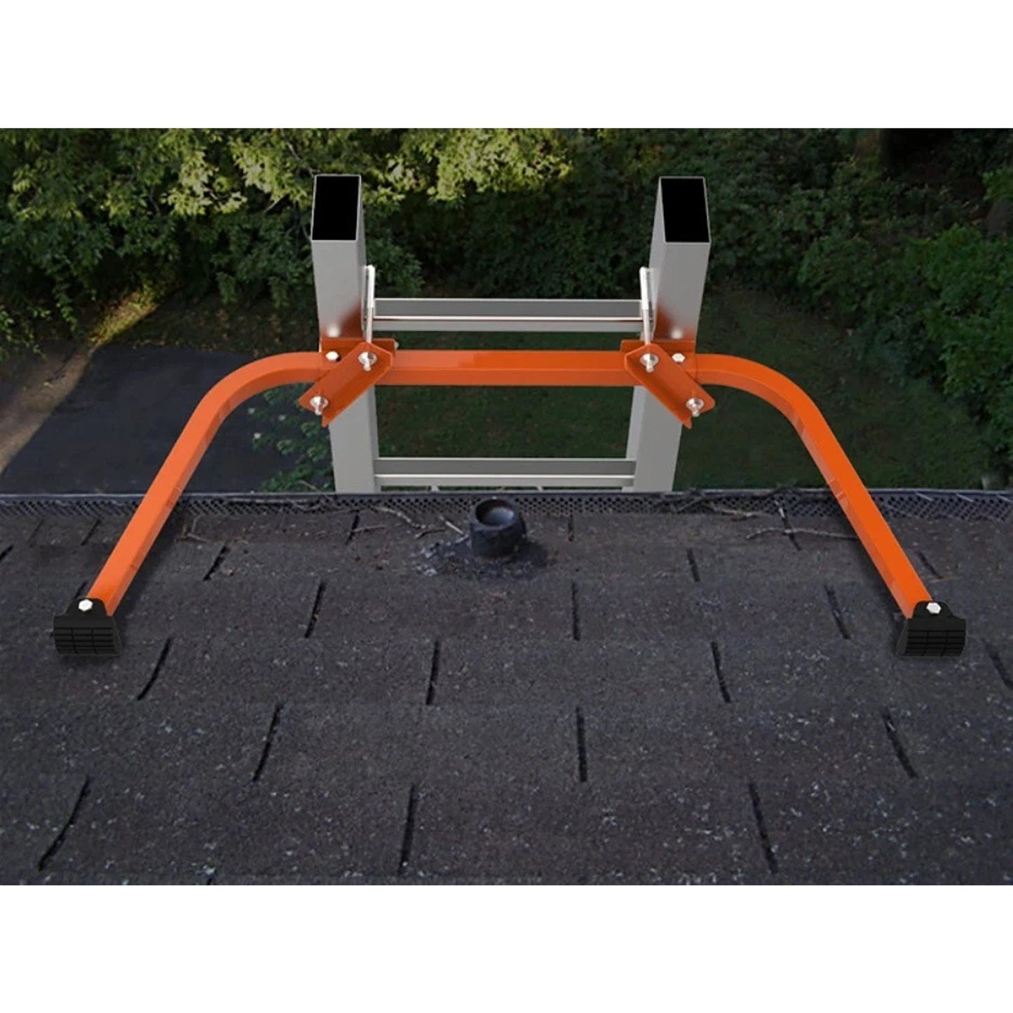 Heavy Duty Steel Ladder Stabilizer Roof Wall Standoff Accessory