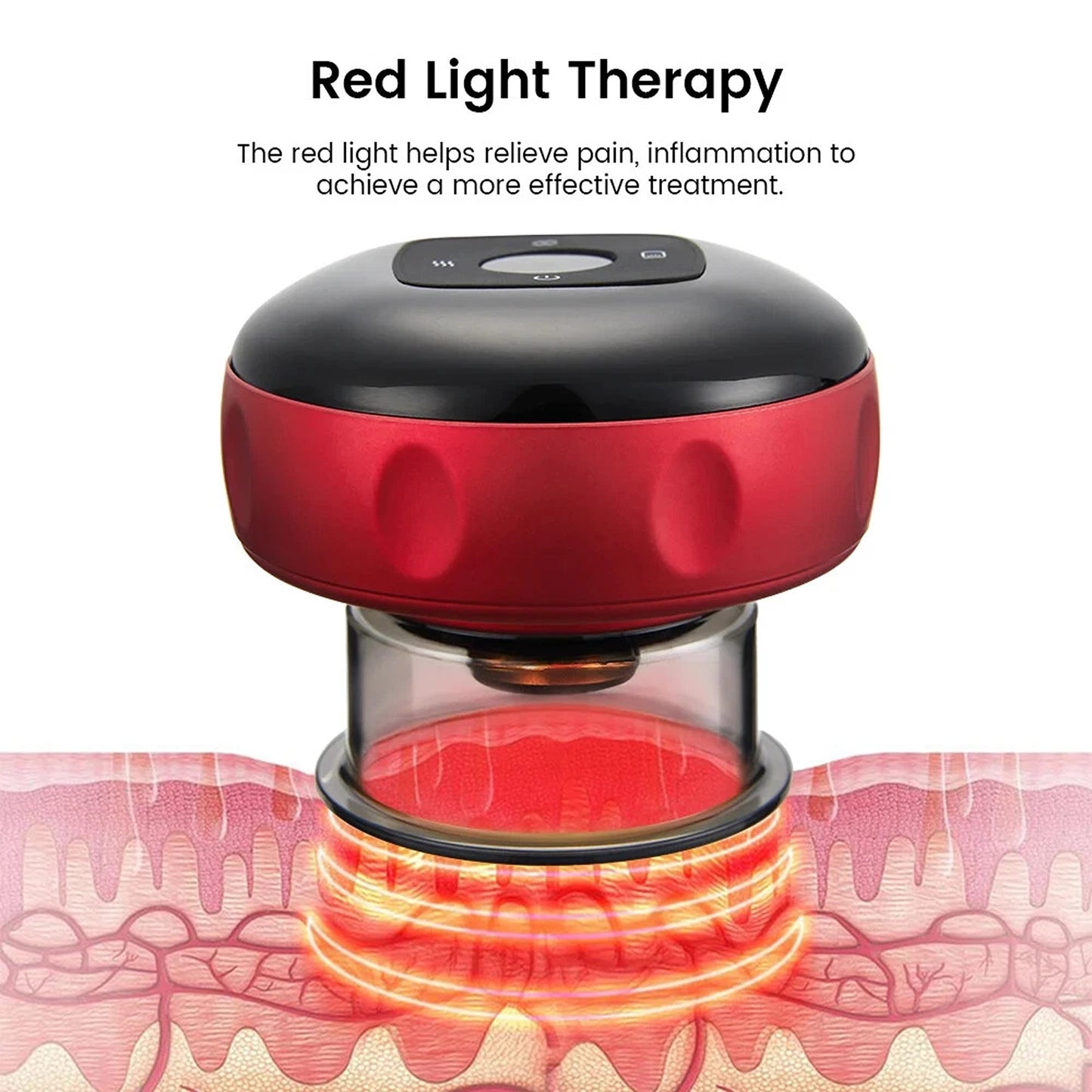 Electric Cupping Therapy Machine with Heat and Suction