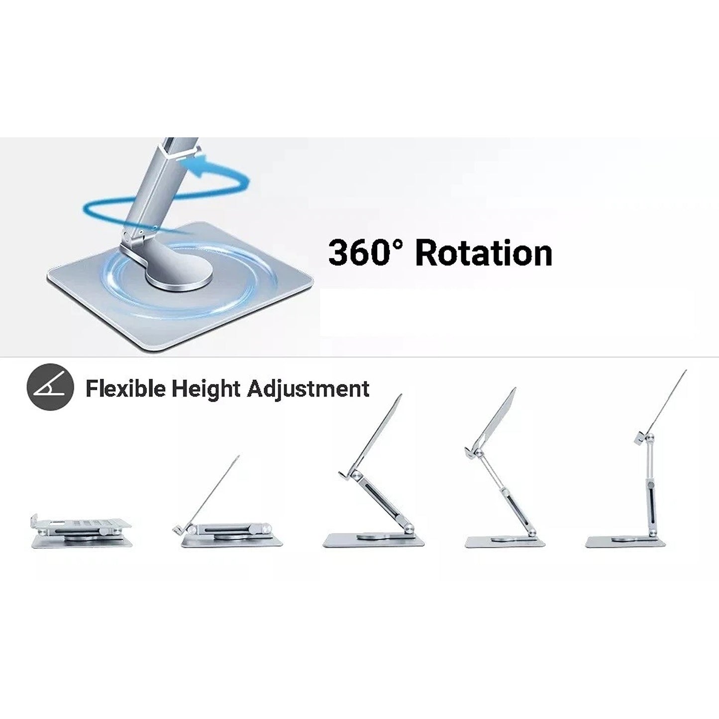 Flexible Laptop Stand Adjustable Height Tablet Holder