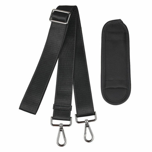 Padded Adjustable Shoulder Strap For Laptop Gym Sports Bag Black