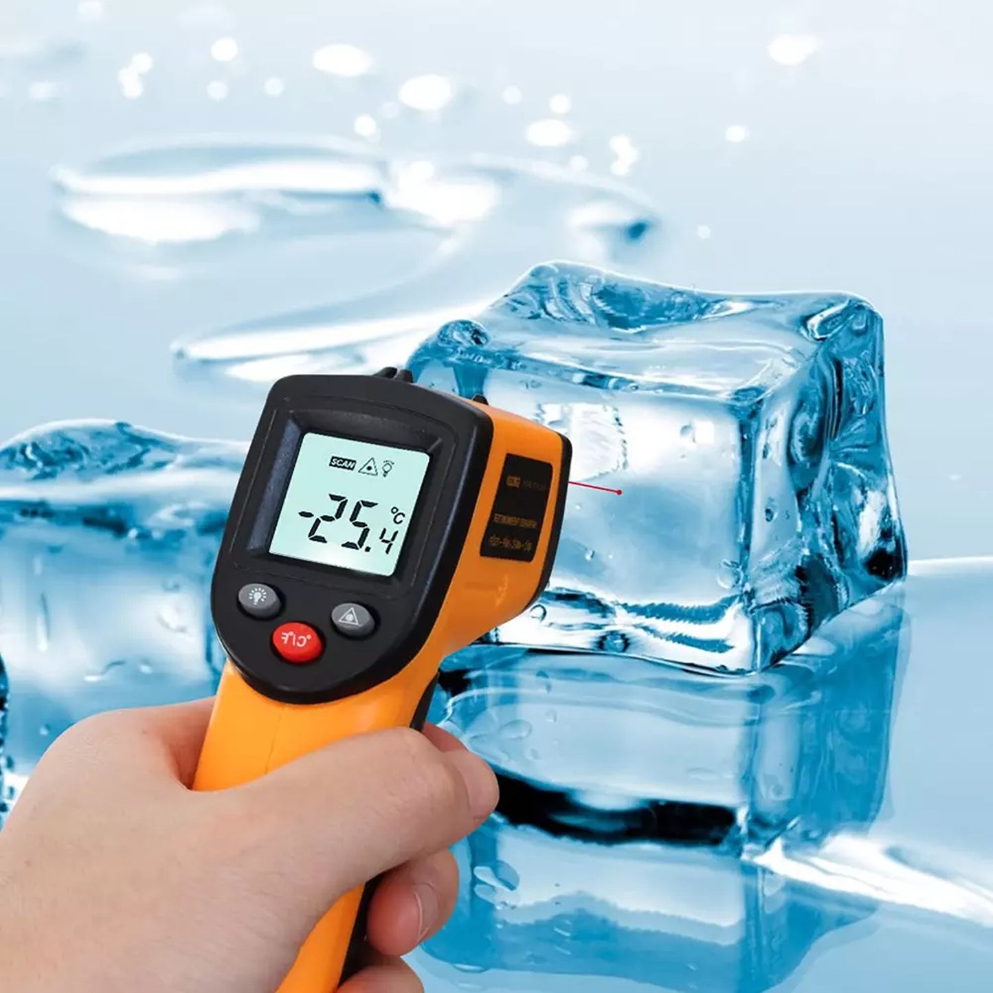 Digital Infrared Thermometer Non Contact Temperature Gun with LCD