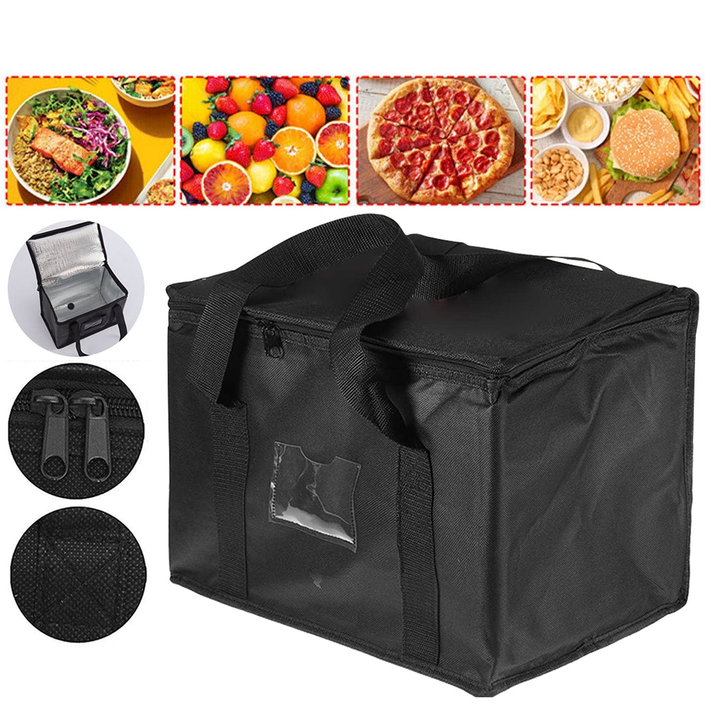 Pizza Insulated Thermal Delivery Bag