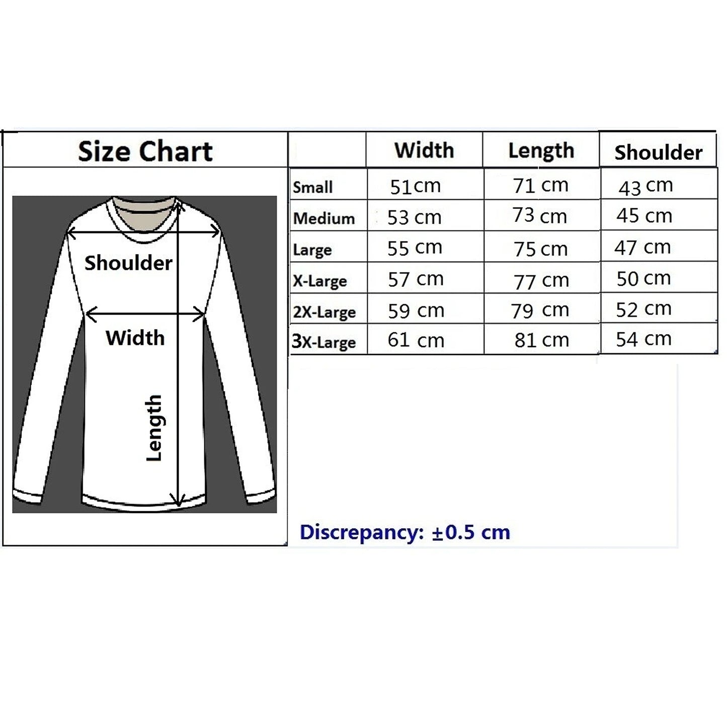 Premium Heavy Cotton Long Sleeve T Shirt for Men - Black