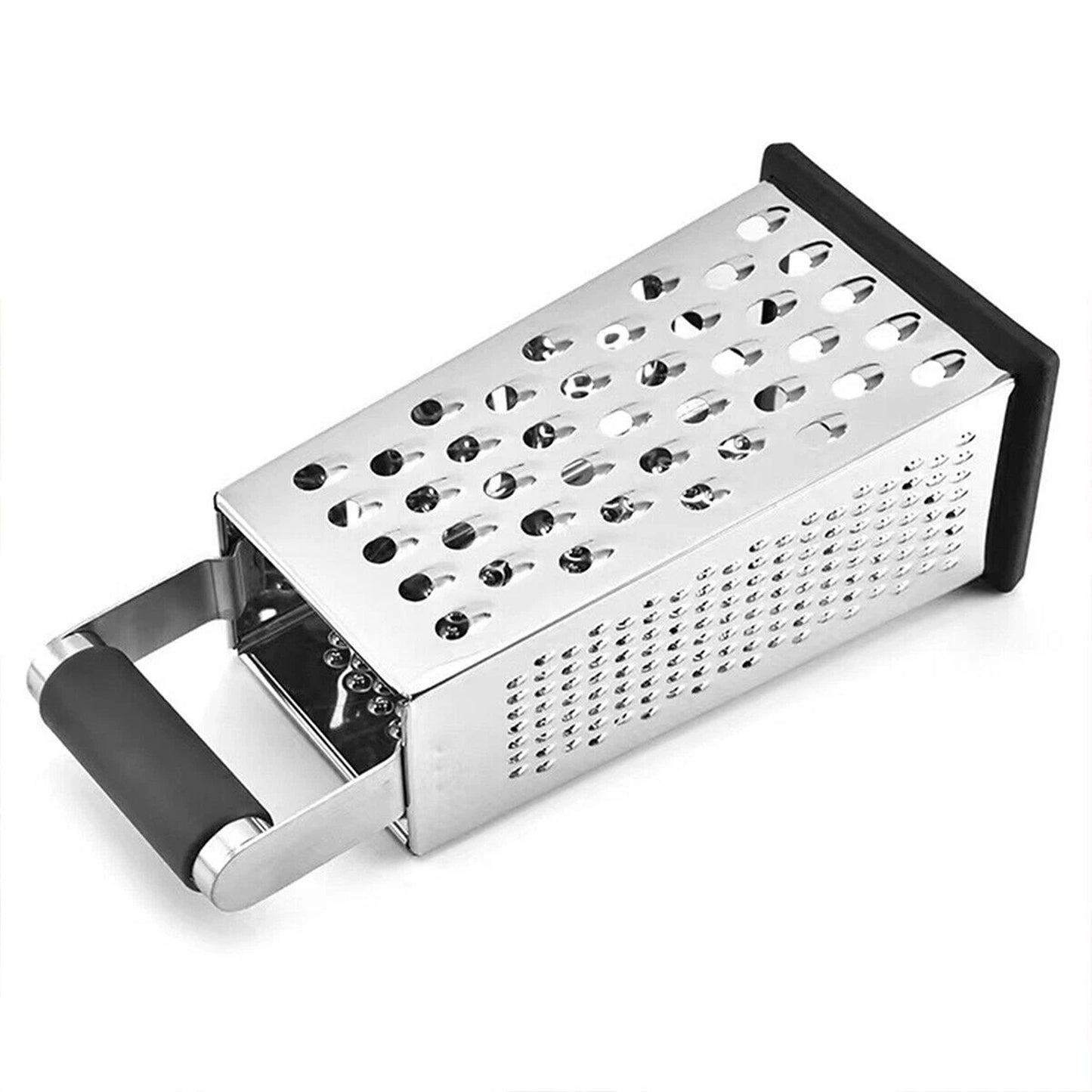 4 Sided Stainless Steel Food Grater for Cheese and Veggies