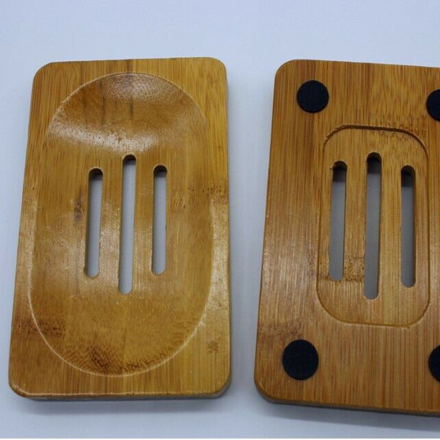 Home Bathroom Bamboo Soap Storage Shower Plate