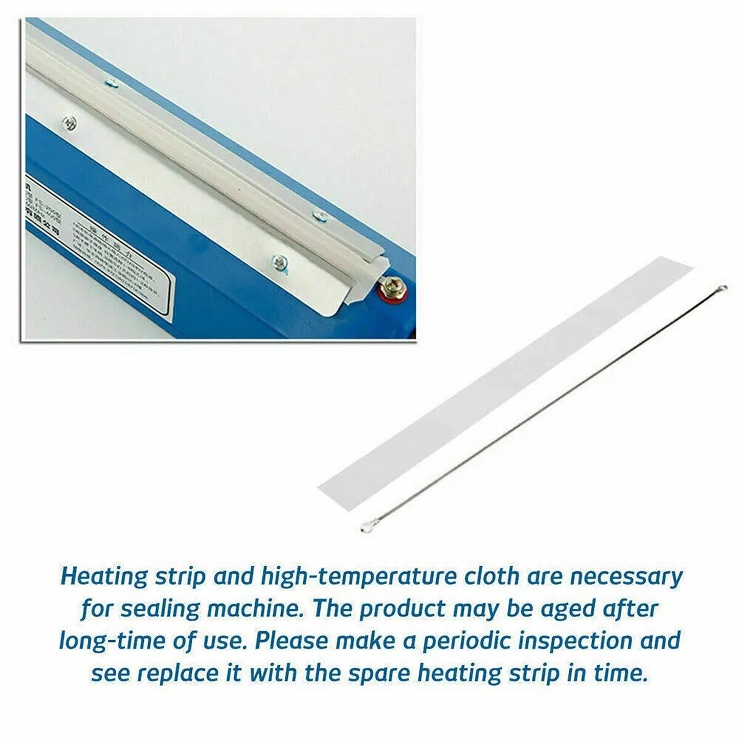 Impulse Heat Sealer Machine for Plastic Poly Bags 200mm 300mm 400mm Sizes