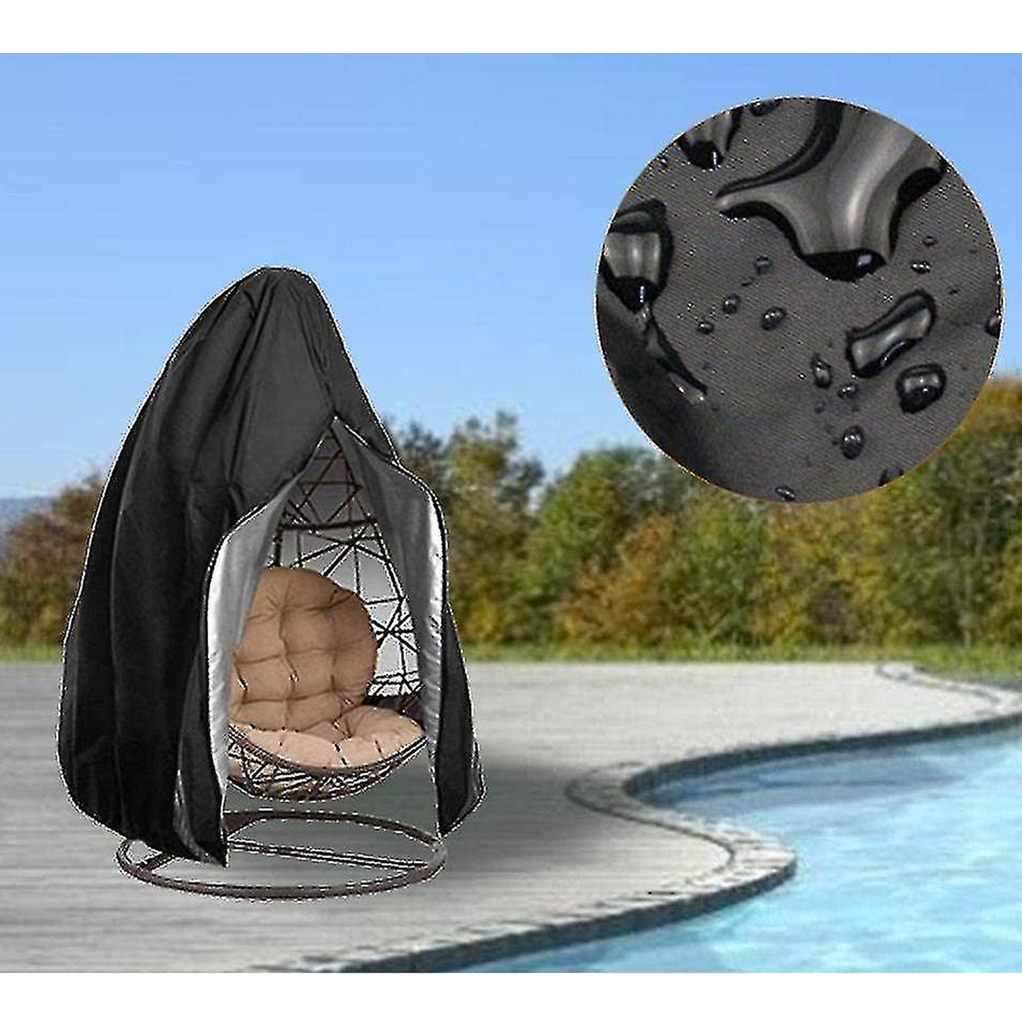 Egg Swing Chair Cover Furniture Garden Outdoor Waterproof