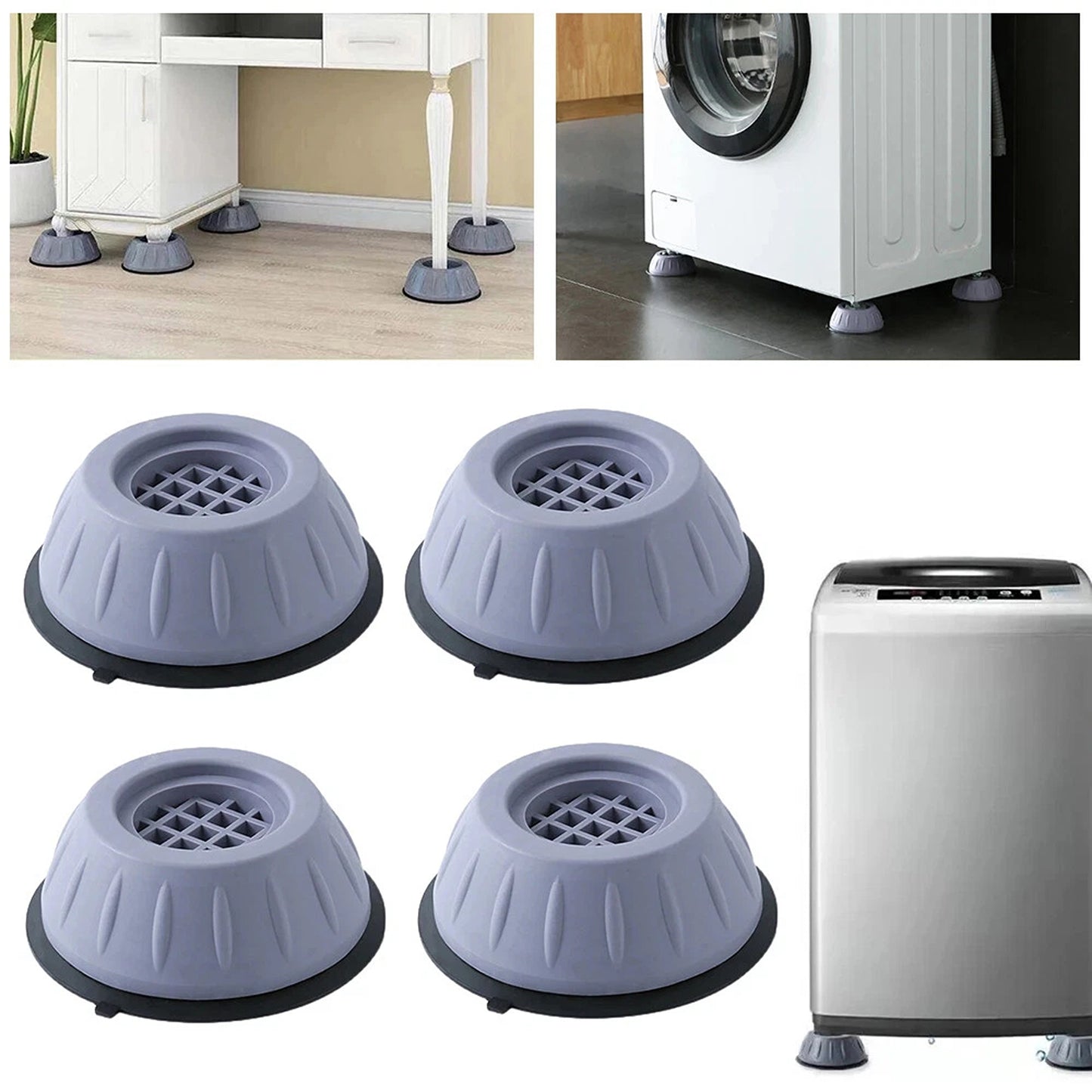 Anti Vibration Pads for Washing Machine Legs 4pcs