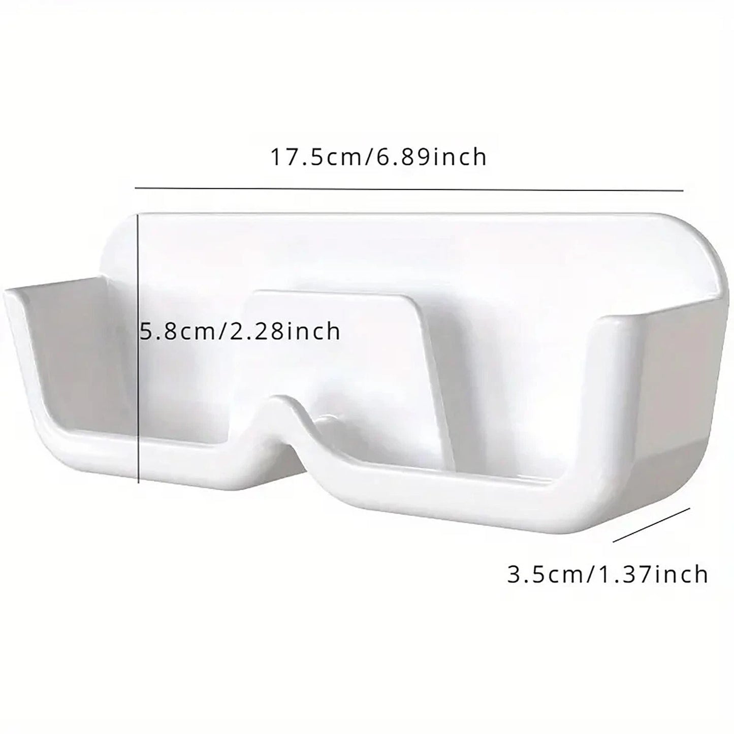6 Pack Wall Eyeglass Display Shelf and Storage Holder