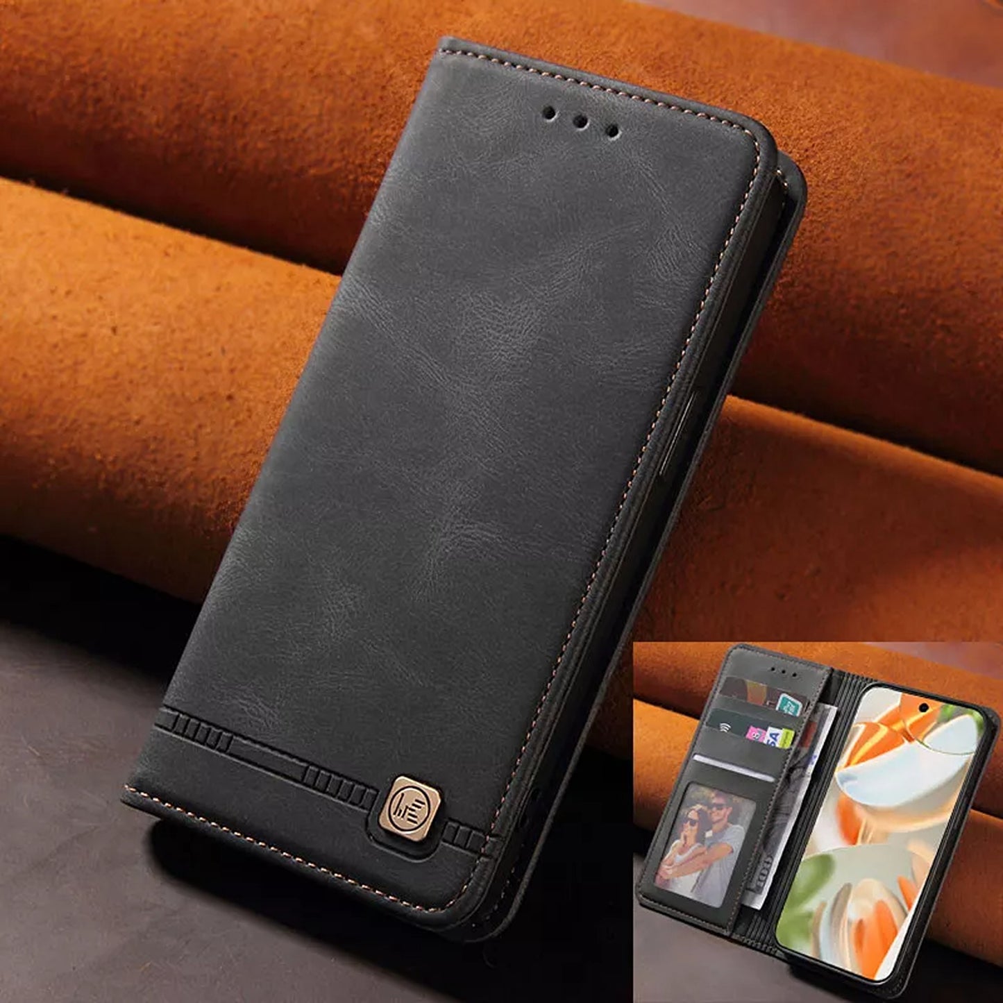Wallet Leather Case Cover For Google Pixel 7