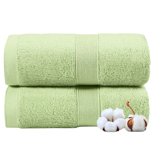 Pea Pod Cotton Jumbo Bath Sheets Extra Soft 550GSM 2 Pack