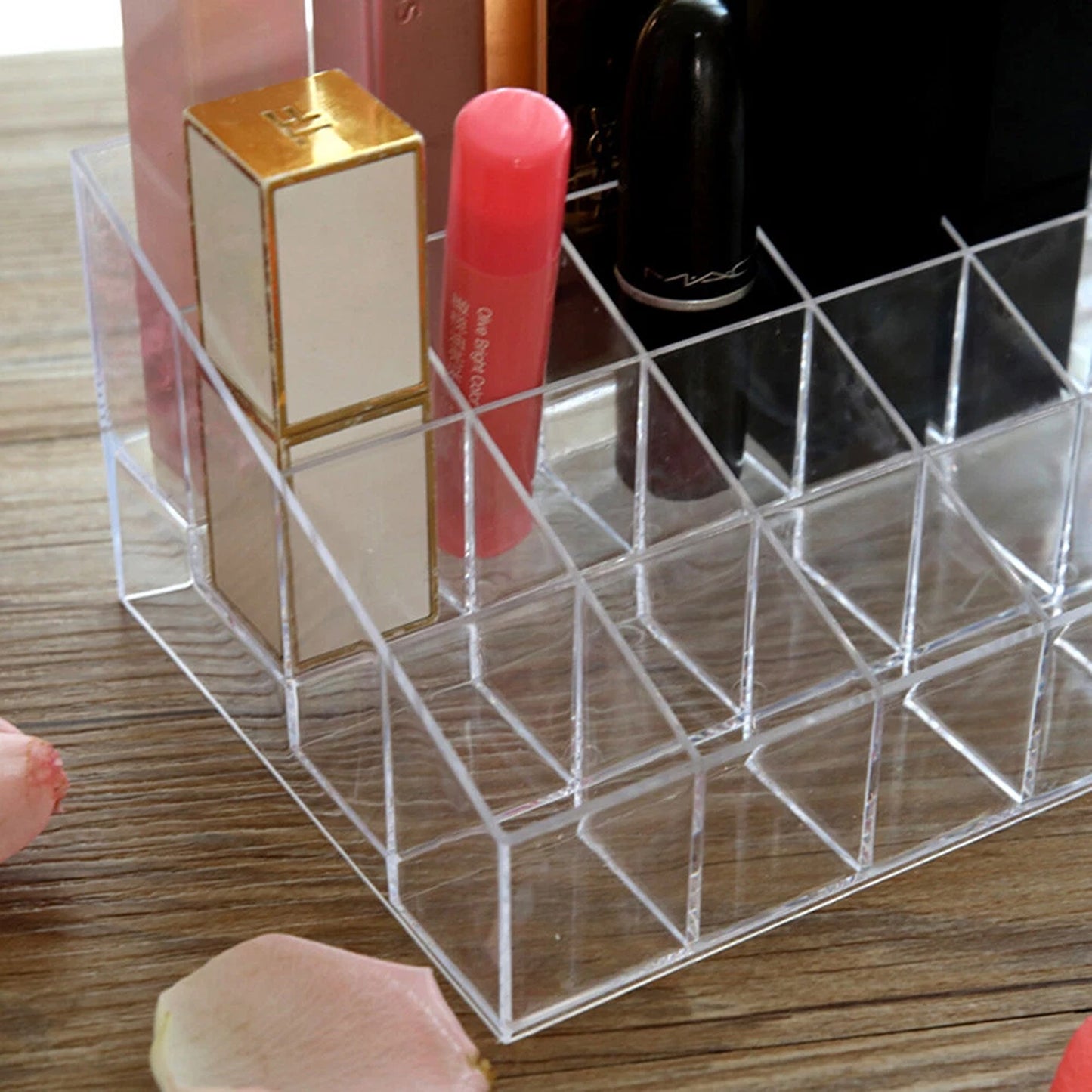 Lipstick Storage Organizer Display Stand for Makeup Collection