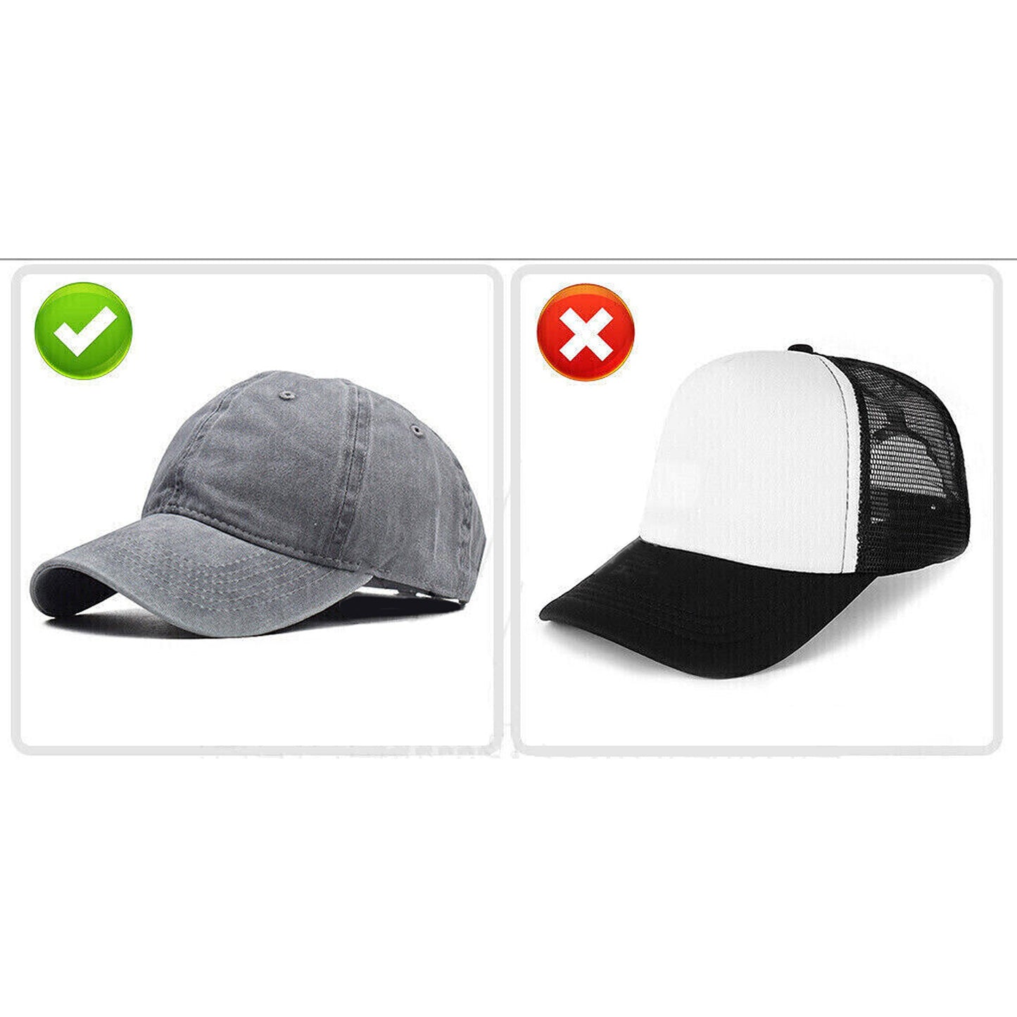 Plain Washed Baseball Cap Casual Cotton Adjustable Solid Sport Hat