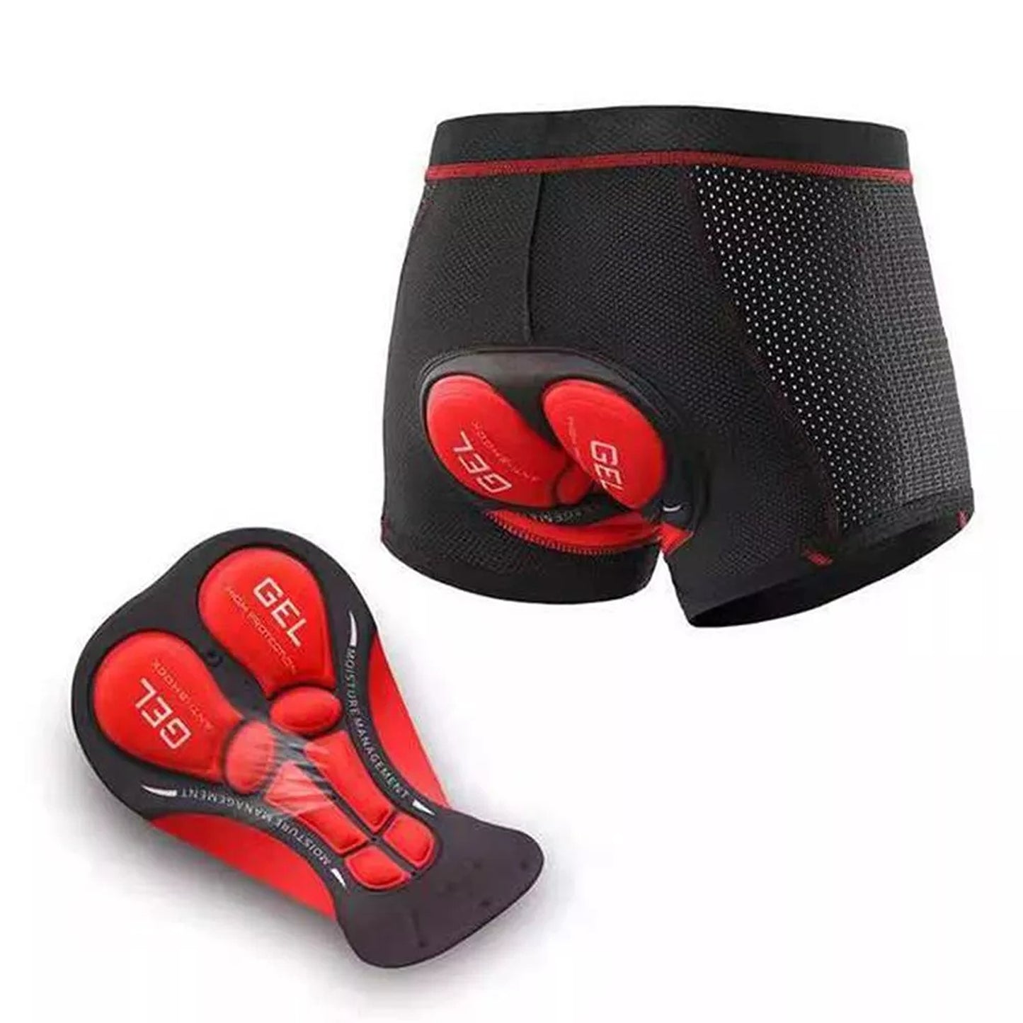 Comfort Fit 5D Gel Padded Cycling Shorts for Men