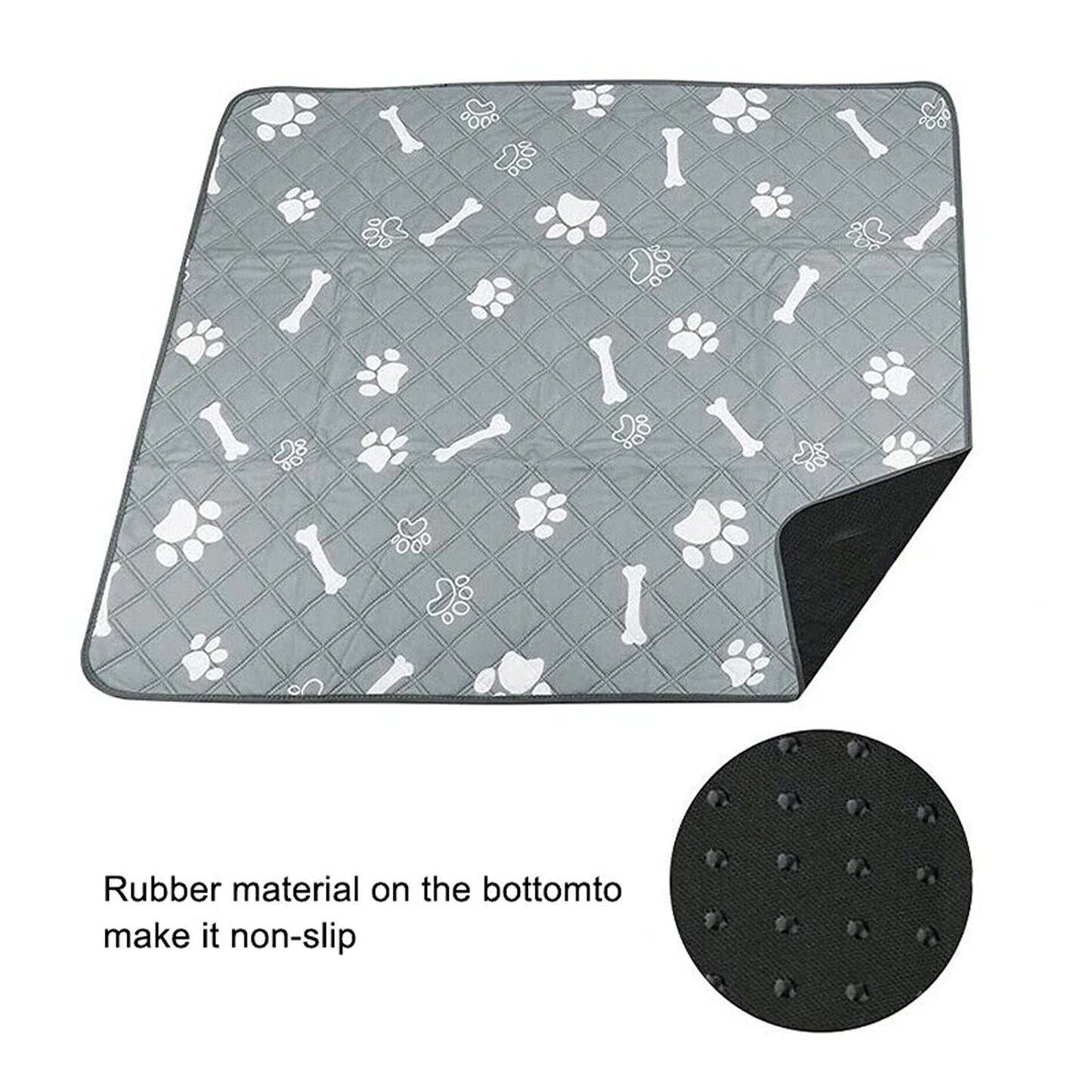 Pet Training Pad Washable Reusable Mat for Dogs and Cats