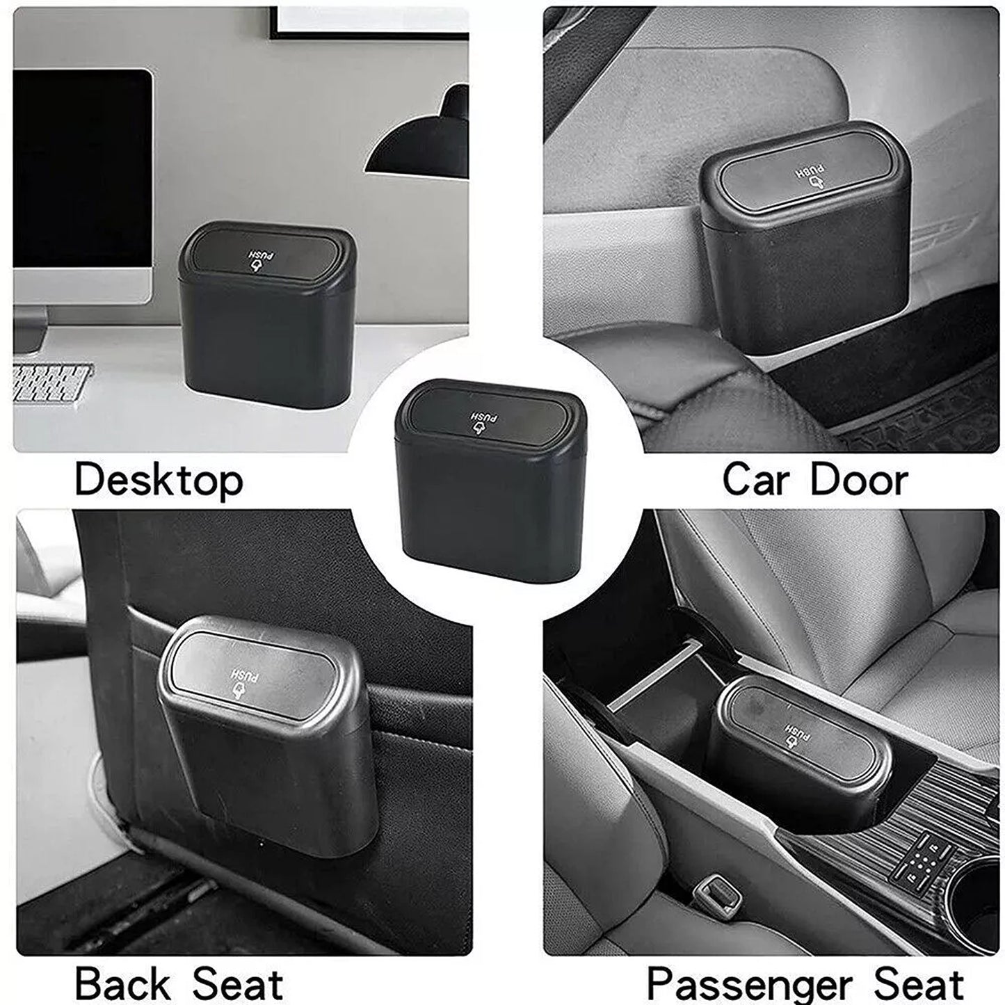 Portable Car Trash Holder Bin for Dust and Waste