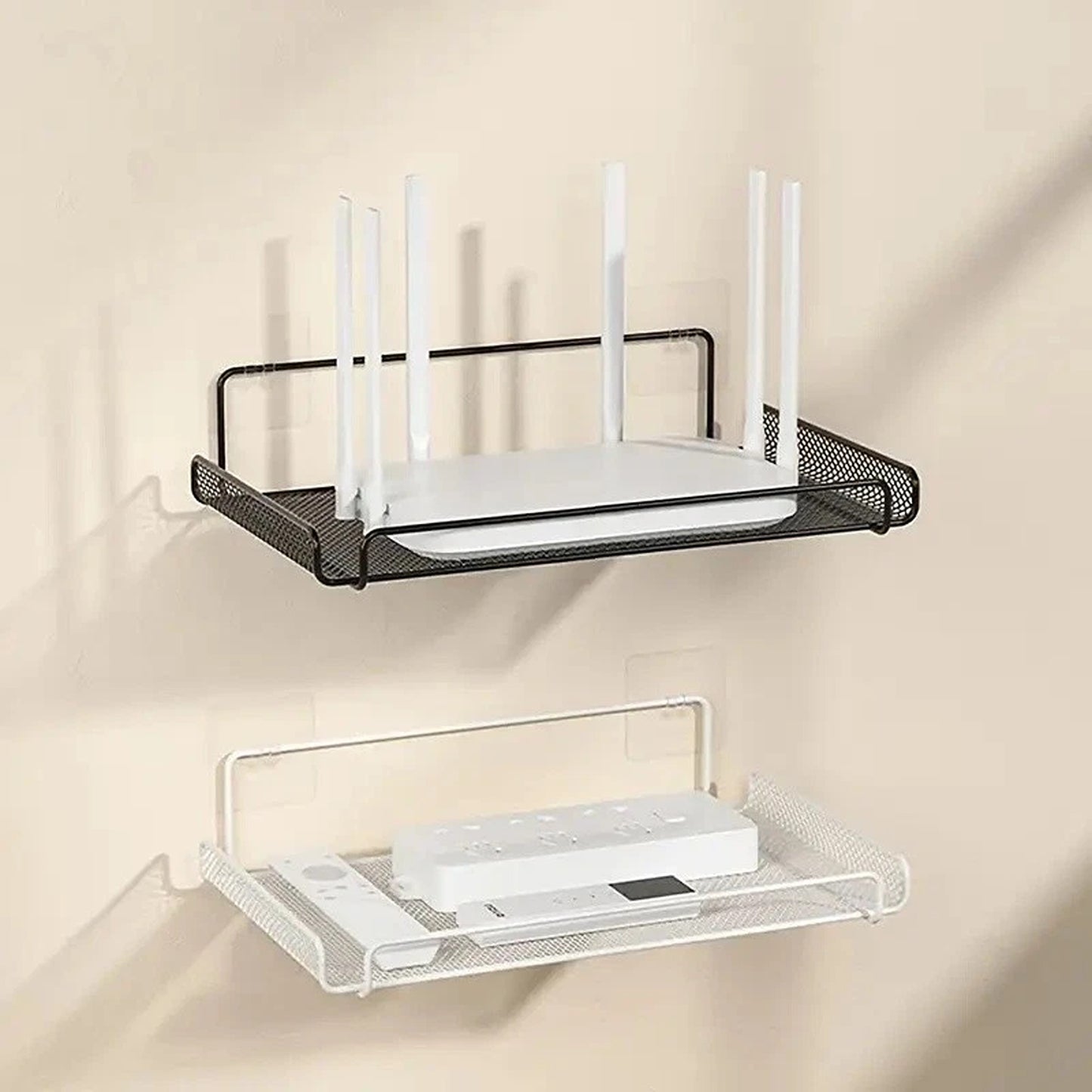 Wall Mounted Shelf for WiFi Router and Electronic Accessories