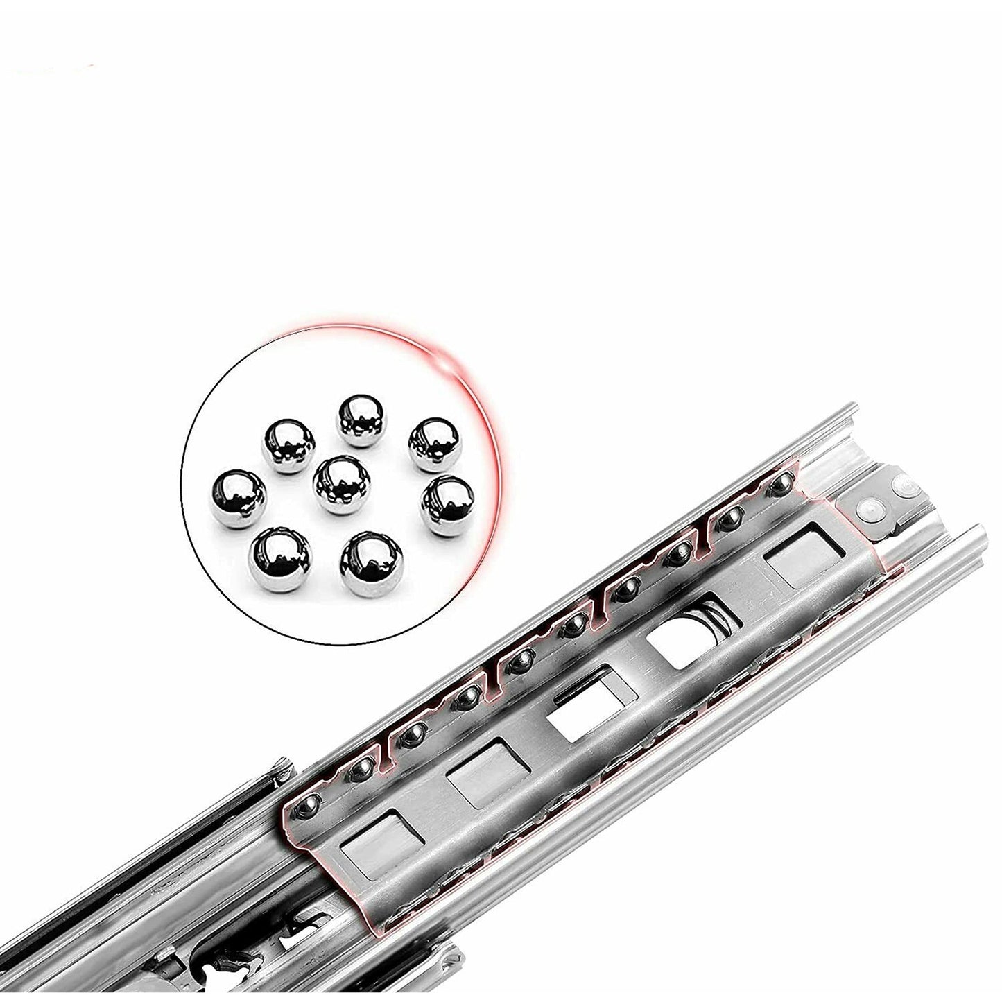 1500mm Heavy Duty Locking Drawer Slides 125KG Trailer Runners 2x