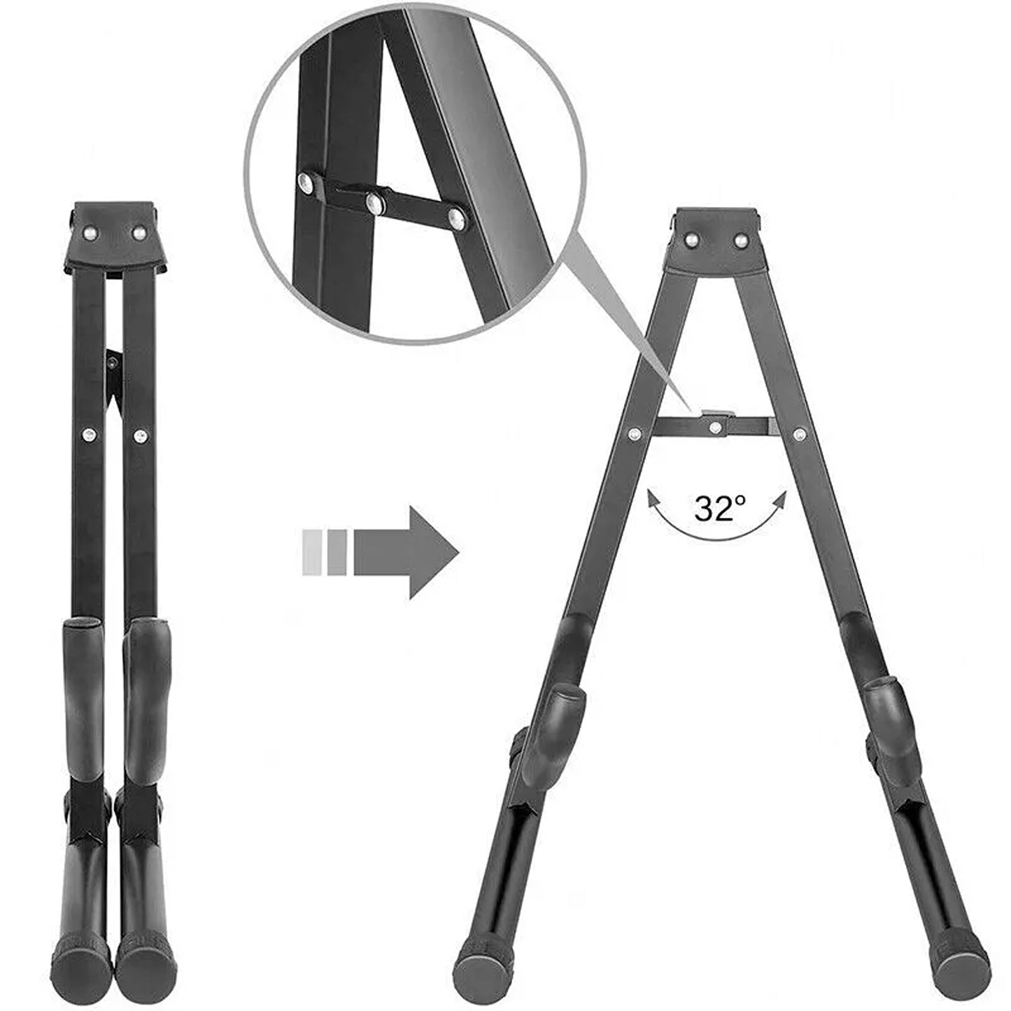 Guitar Stand Rack Folding Design for Gig and Studio Use