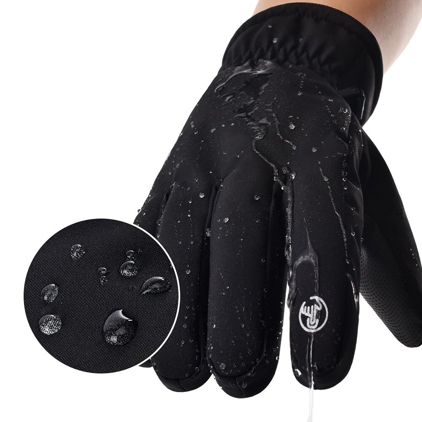 Winter Thermal Ski Gloves Waterproof with Thinsulate Insulation