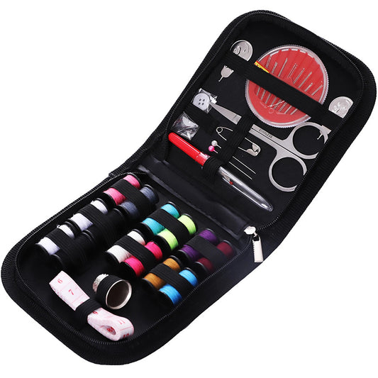Portable Sewing Kit for Home and Travel with Thread Needles and Case