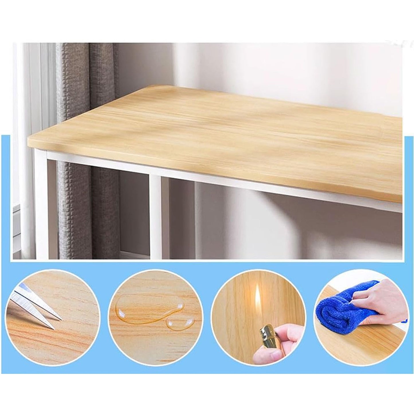 Computer Desk Workstation Study Table with Storage For Home Office
