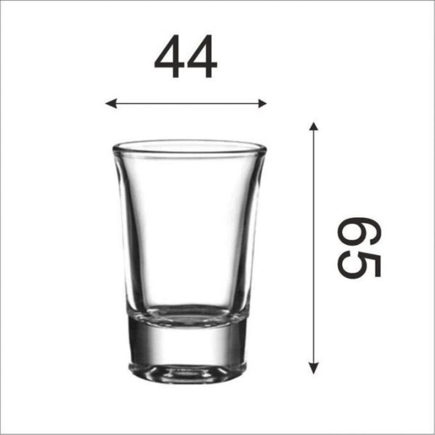 Whiskey Liquor Shot Glass Set Heavy Base Tumblers 12x